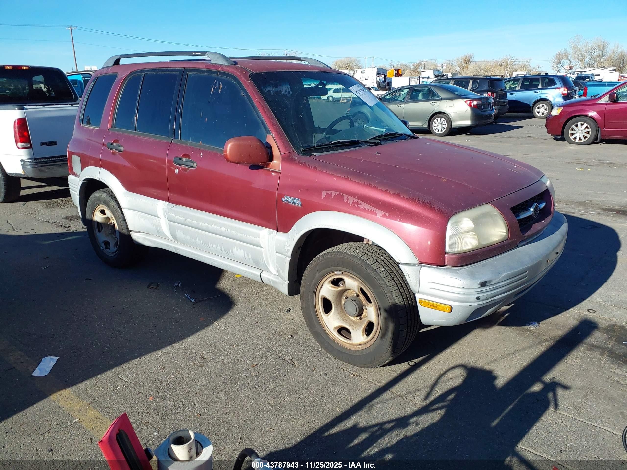 2000 Suzuki Grand Vitara Jlx/jlx+/limited Red vin: JS3TD62V2Y4116559