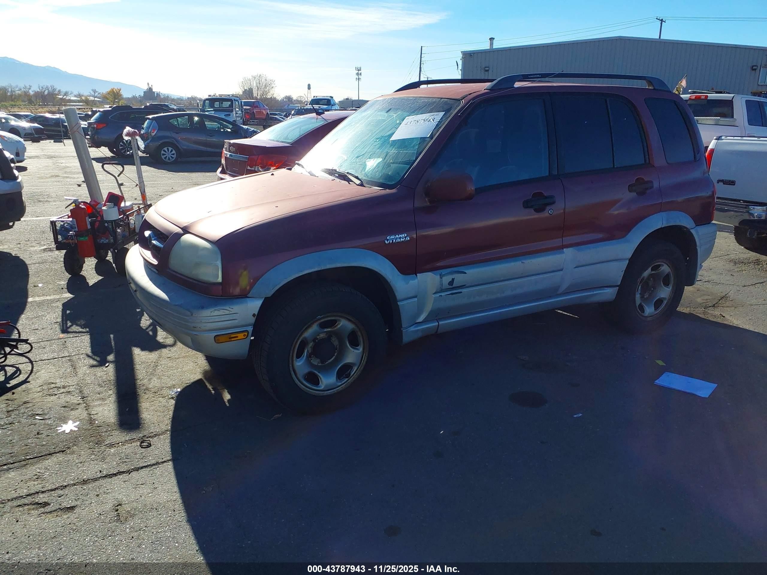2000 Suzuki Grand Vitara Jlx/jlx+/limited Red vin: JS3TD62V2Y4116559