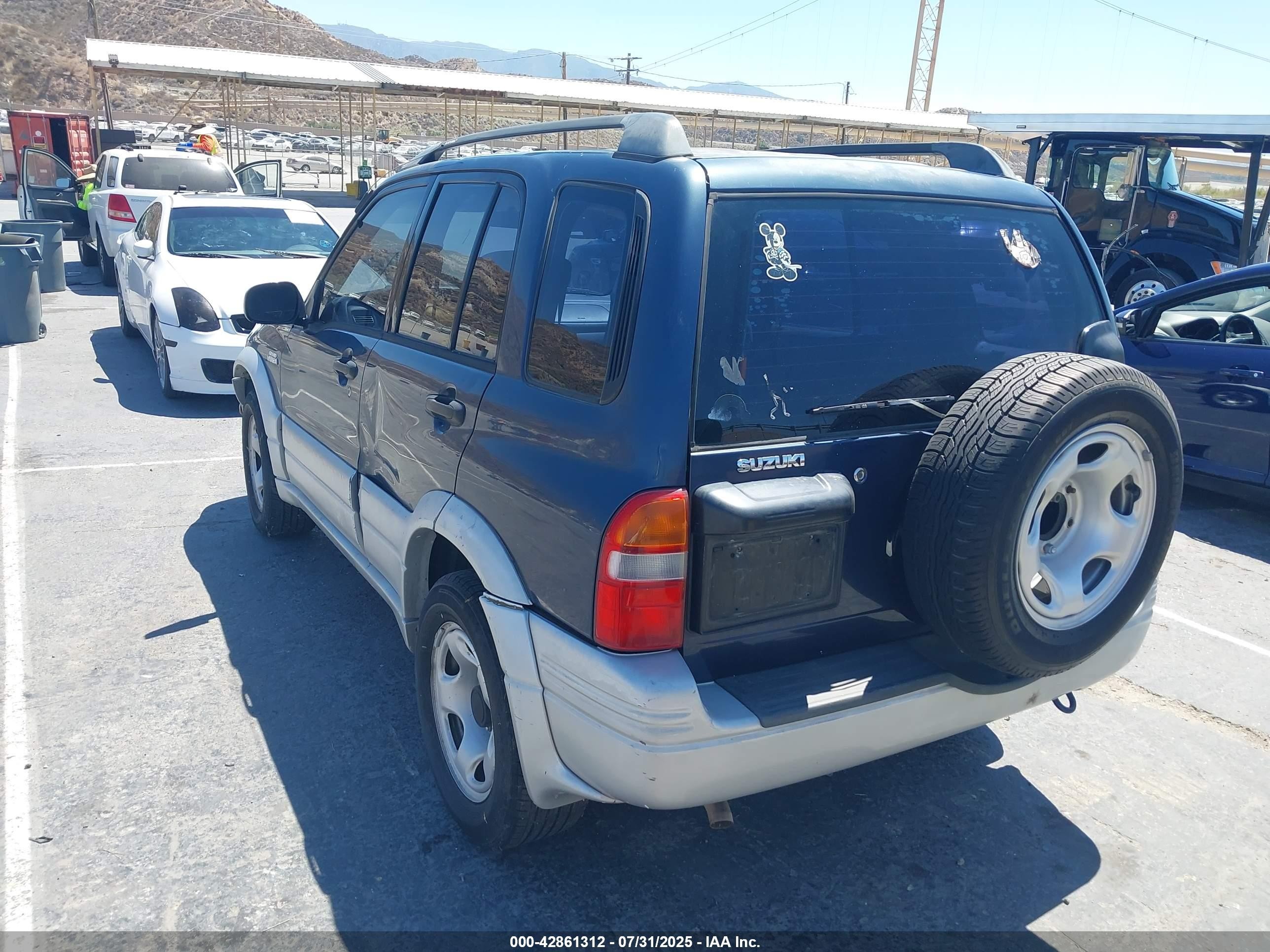 2000 Suzuki Grand Vitara Jlx/jlx+/limited Dark Blue vin: JS3TD62V2Y4119669