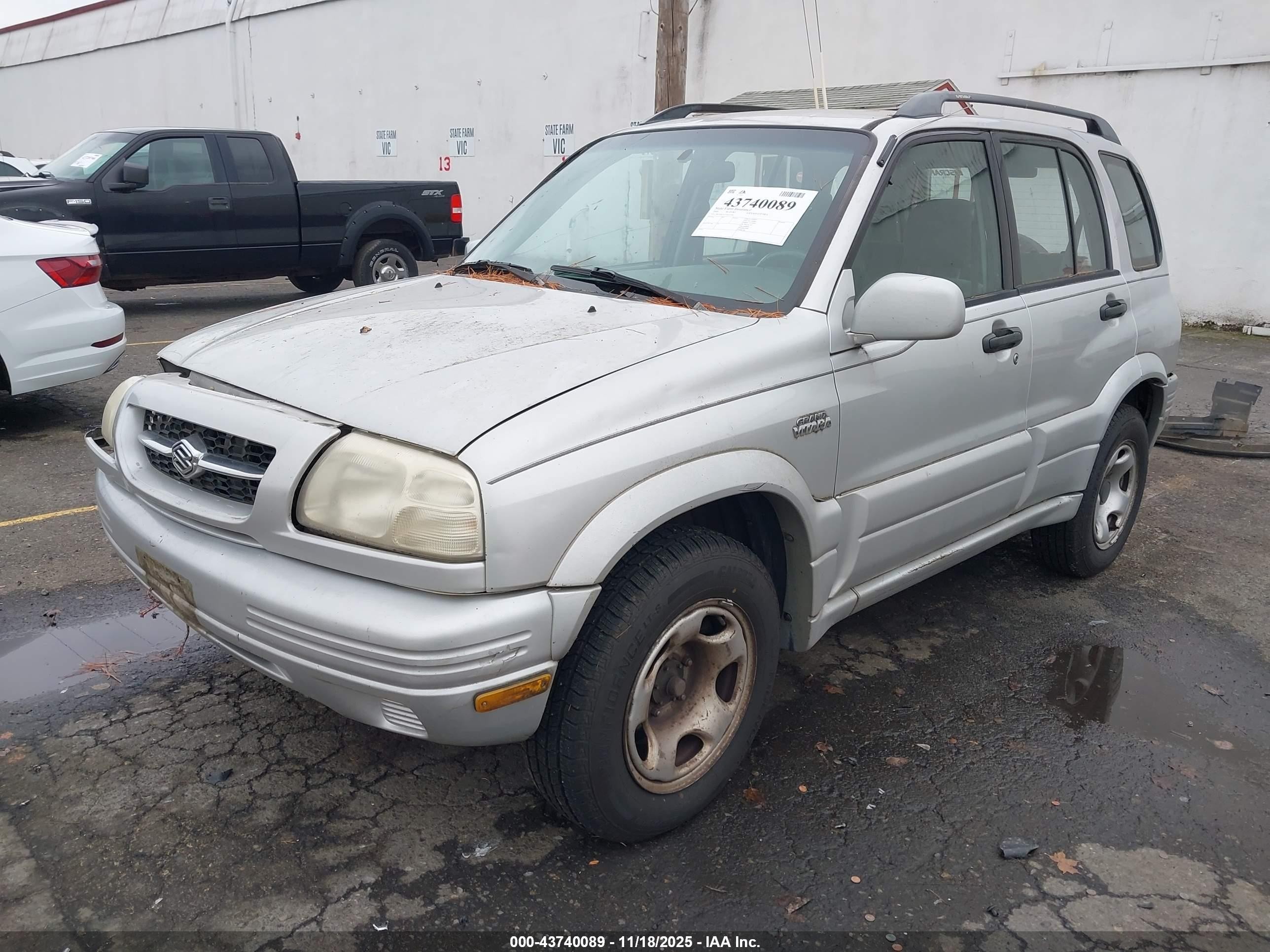2000 Suzuki Grand Vitara Jlx/jlx+/limited Silver vin: JS3TD62V2Y4125746