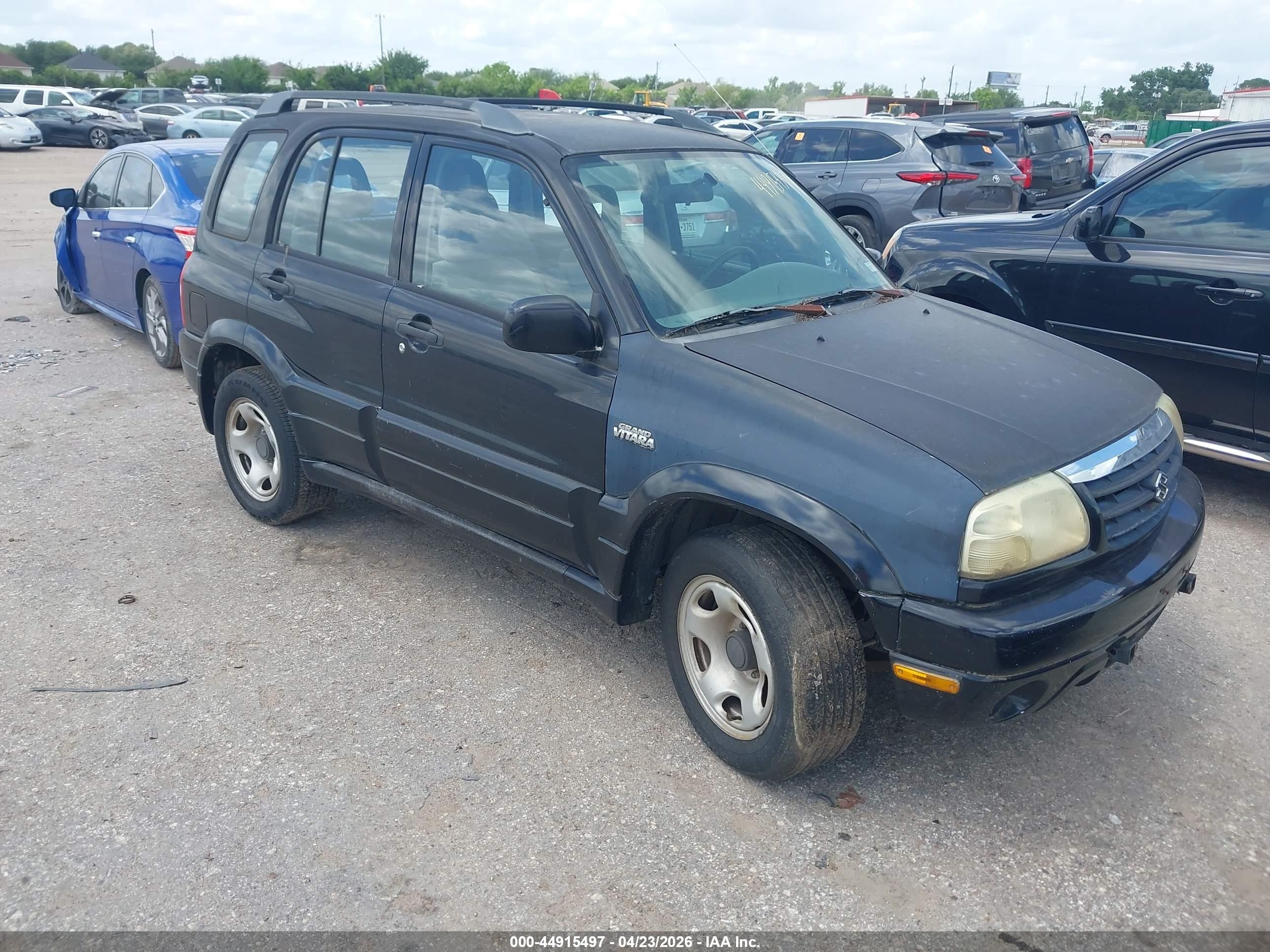 2001 Suzuki Grand Vitara Jlx/jlx+/limited Black vin: JS3TD62V314157496