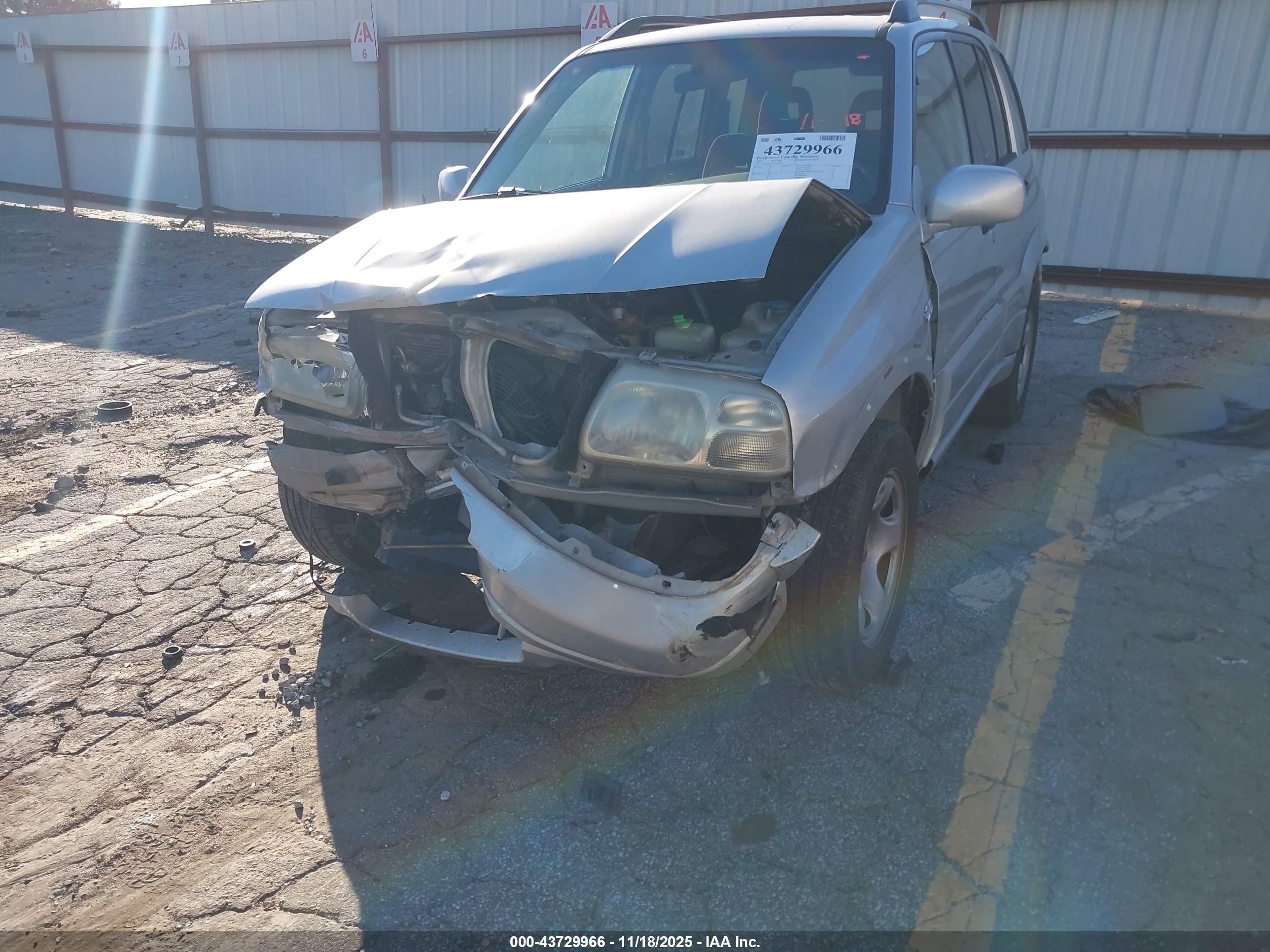 2002 Suzuki Grand Vitara Jlx/limited Silver vin: JS3TD62V324160030