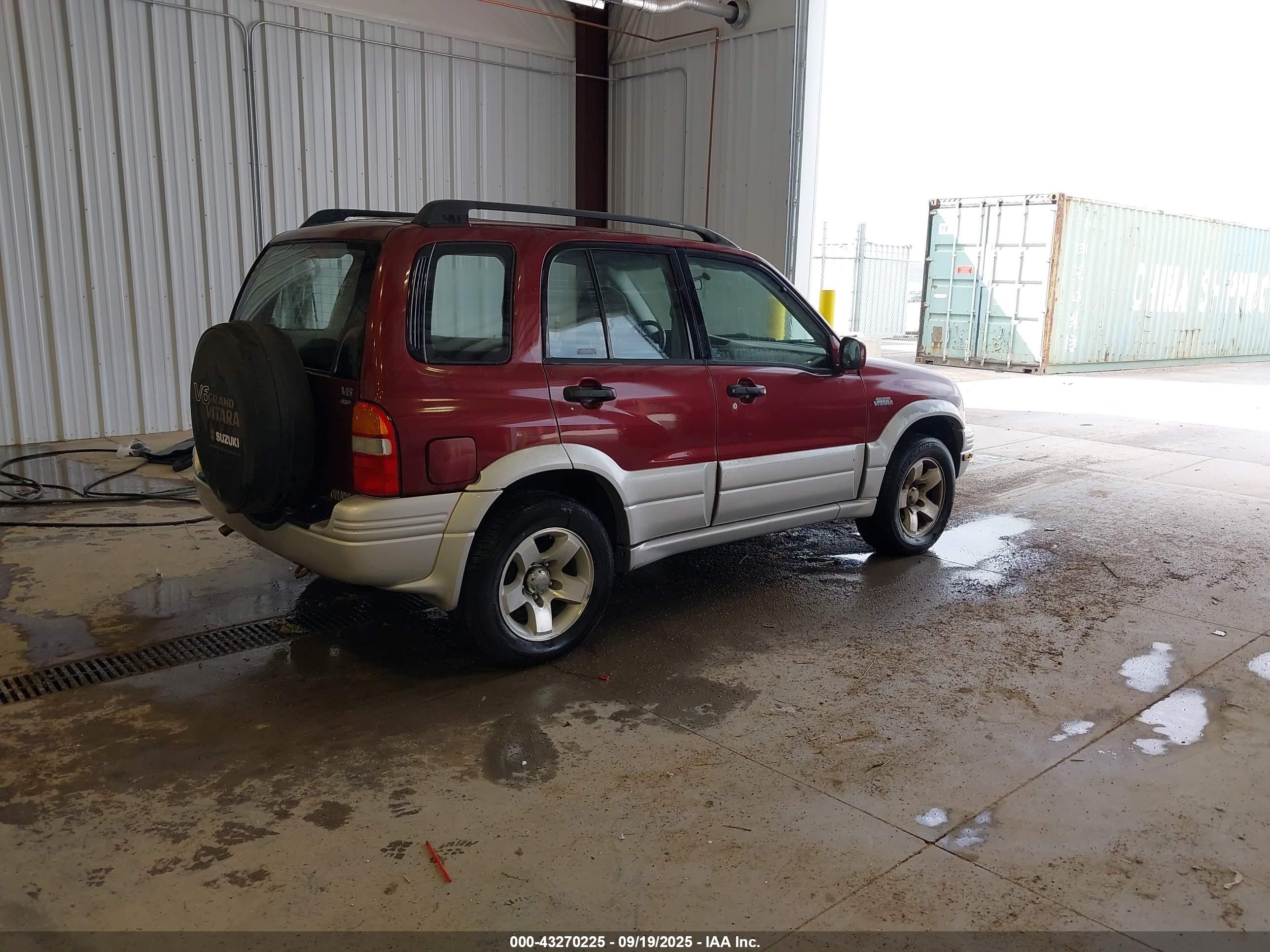 2000 Suzuki Grand Vitara Jlx/jlx+/limited Red vin: JS3TD62V3Y4131992