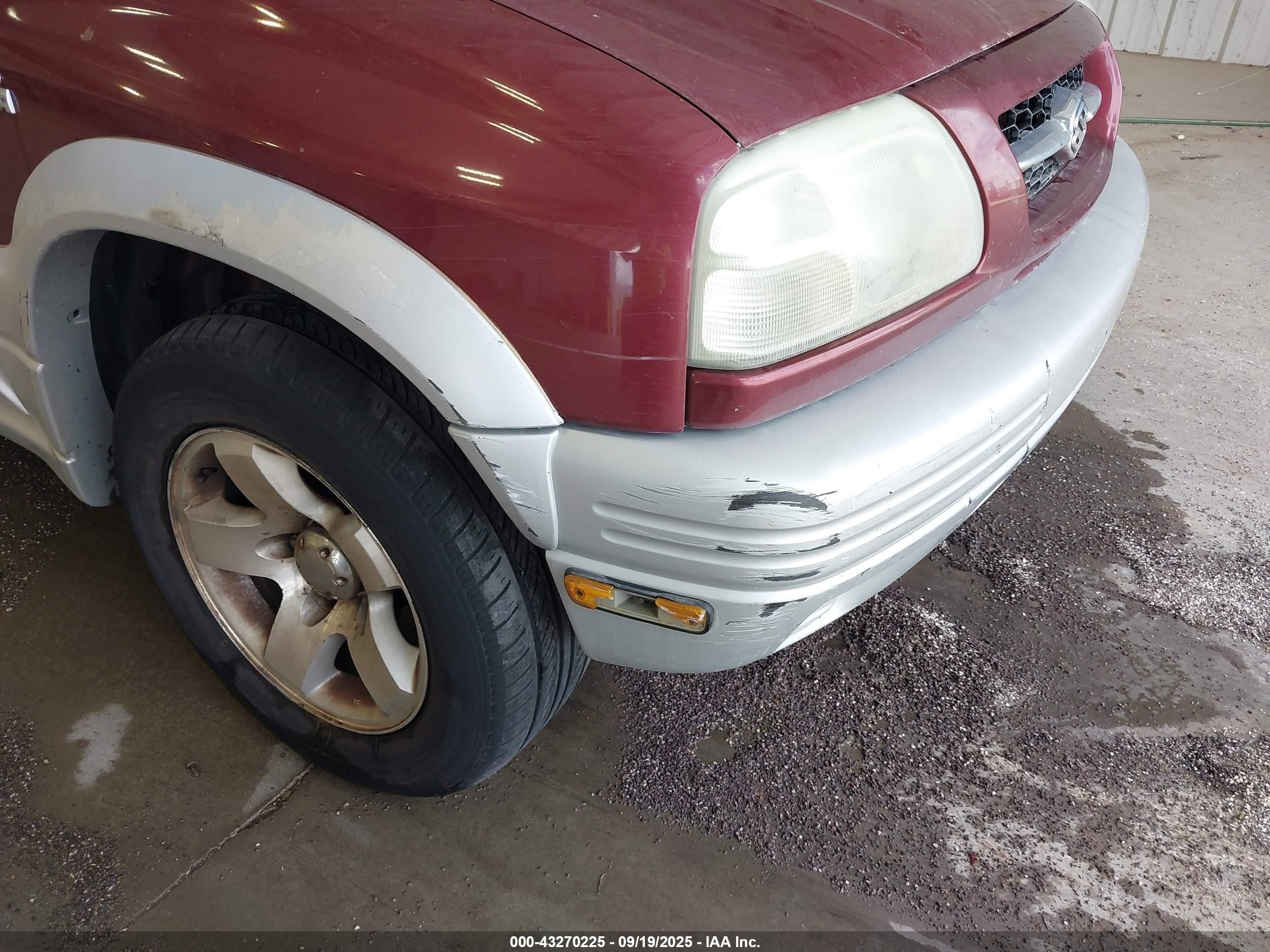 2000 Suzuki Grand Vitara Jlx/jlx+/limited Red vin: JS3TD62V3Y4131992