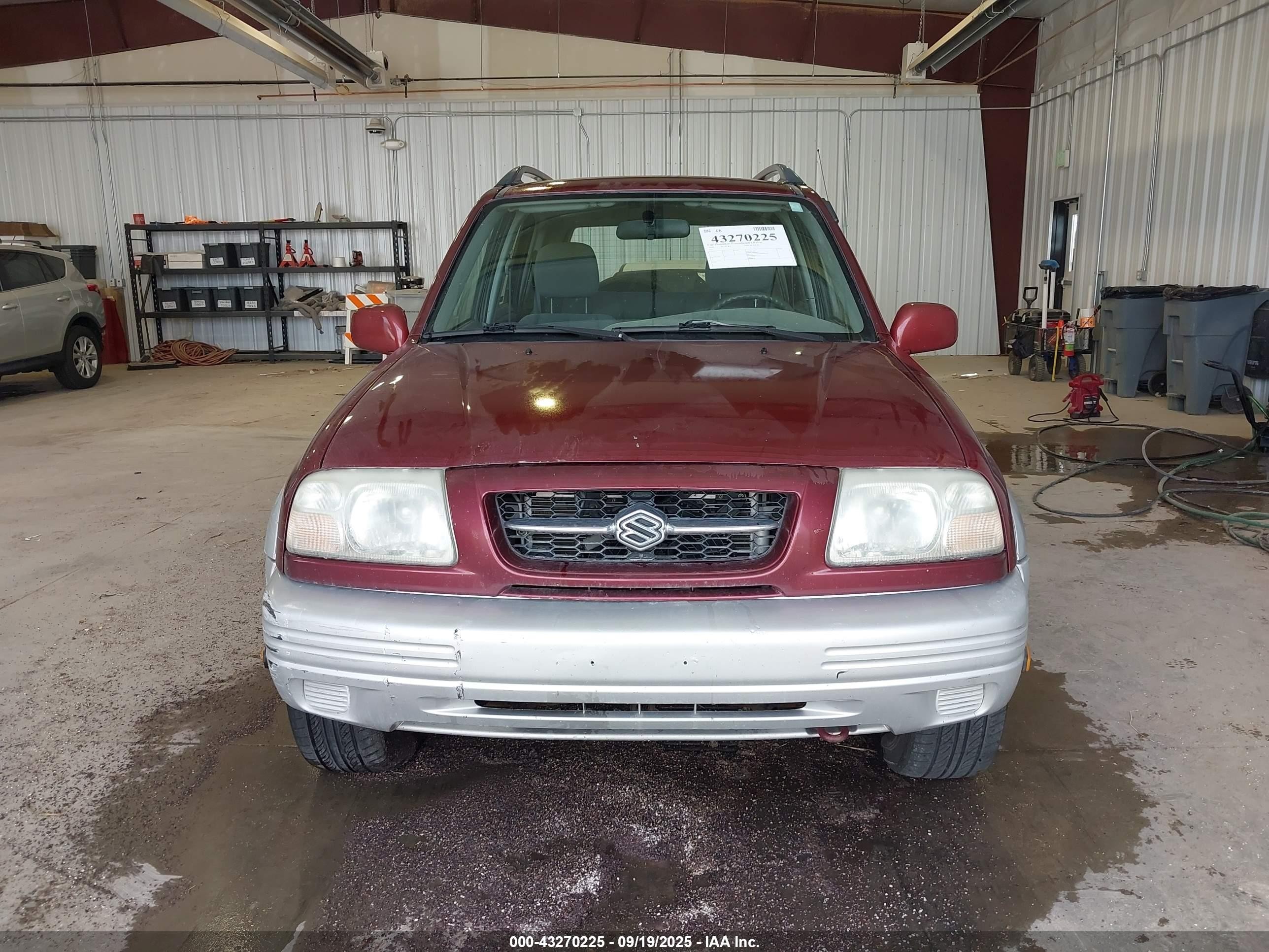 2000 Suzuki Grand Vitara Jlx/jlx+/limited Red vin: JS3TD62V3Y4131992