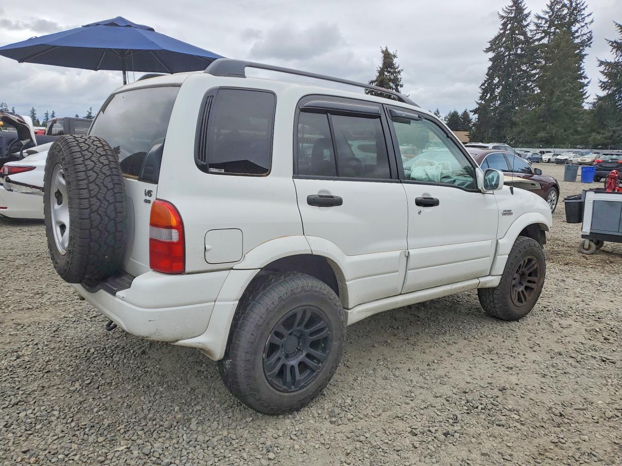 2002 Suzuki Grand Vitara Jlx Limited White vin: JS3TD62V424158142