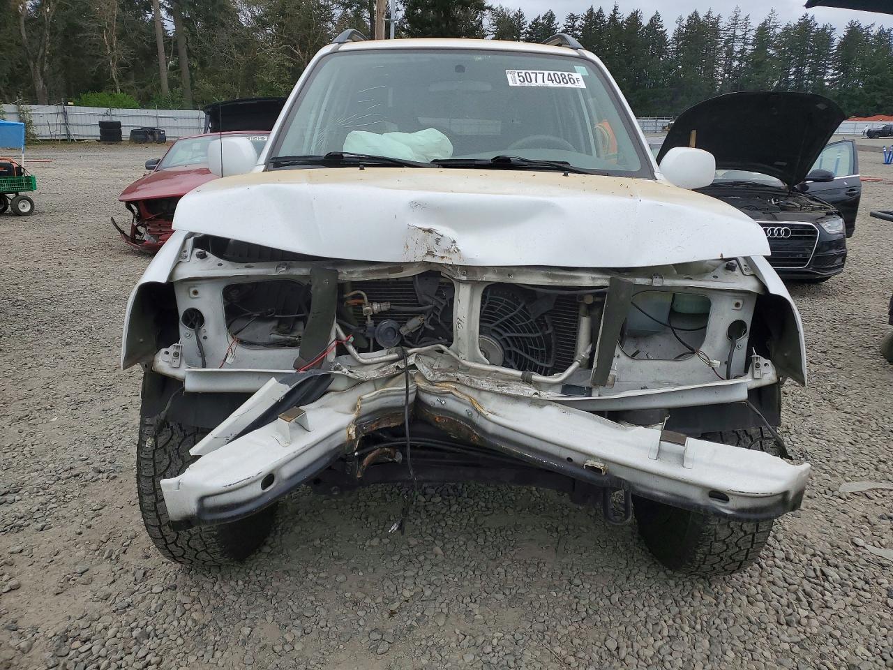 2002 Suzuki Grand Vitara Jlx Limited White vin: JS3TD62V424158142