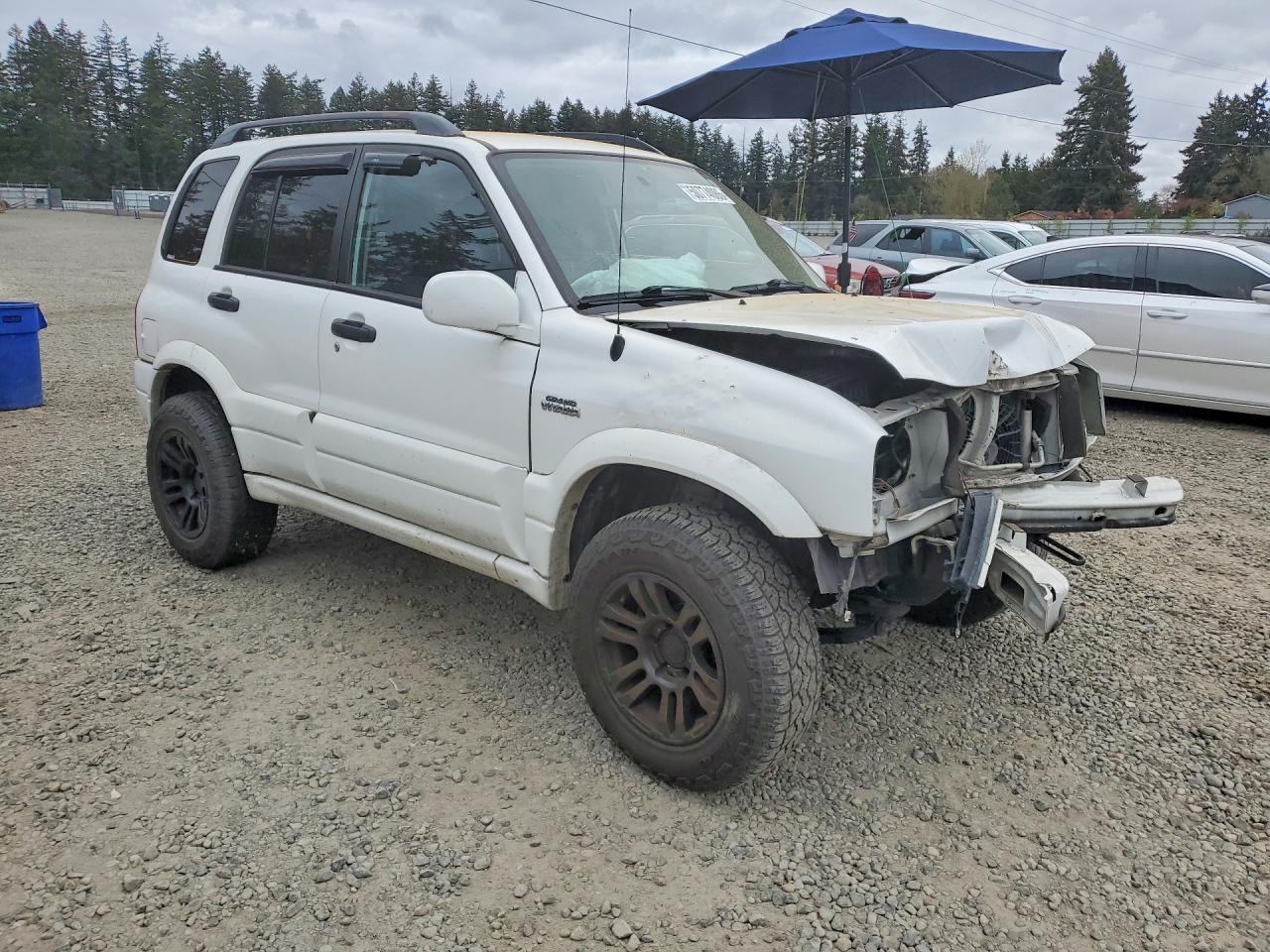 2002 Suzuki Grand Vitara Jlx Limited White vin: JS3TD62V424158142