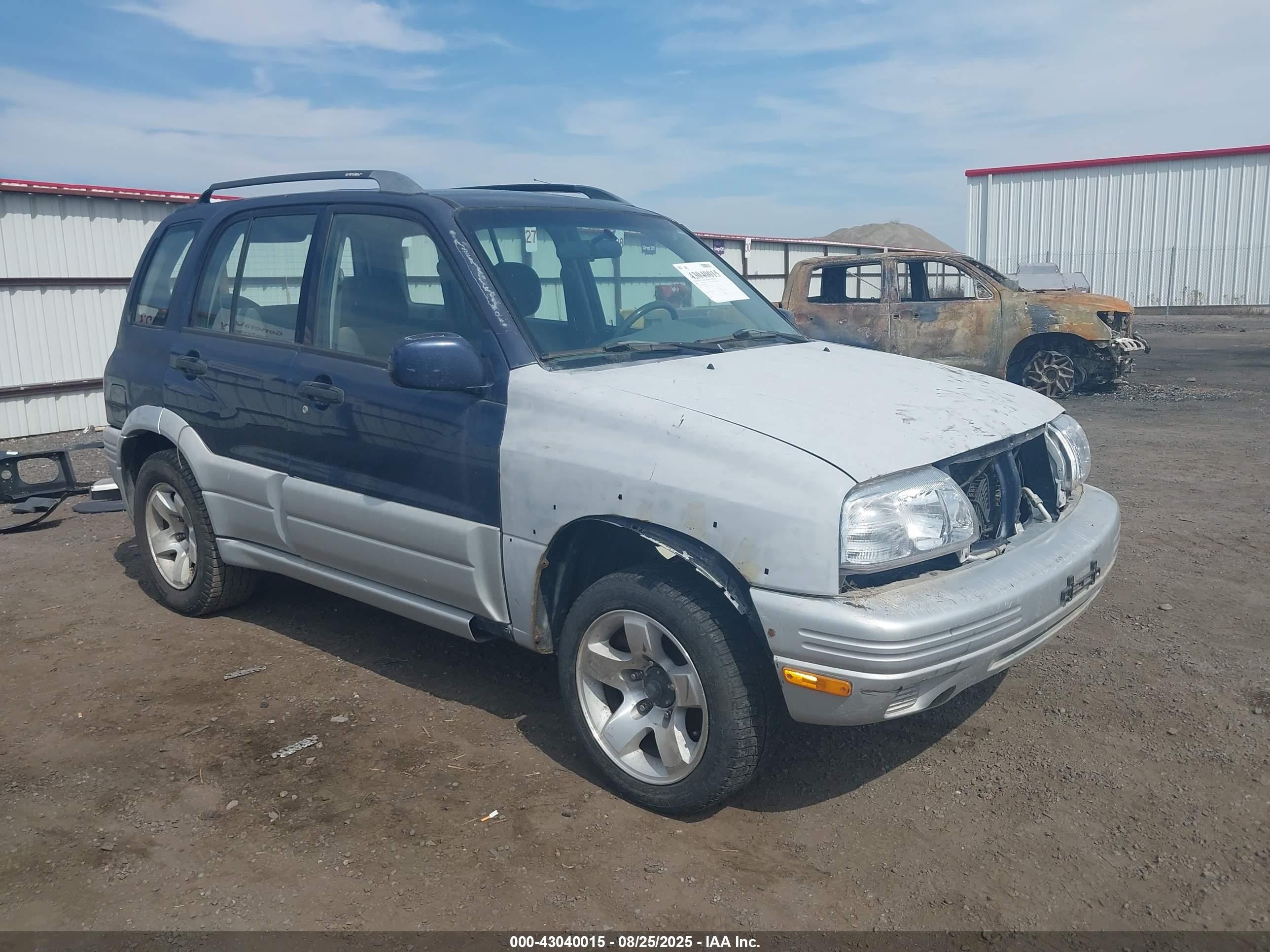 2000 Suzuki Grand Vitara Jlx/jlx+/limited Blue vin: JS3TD62V4Y4117843