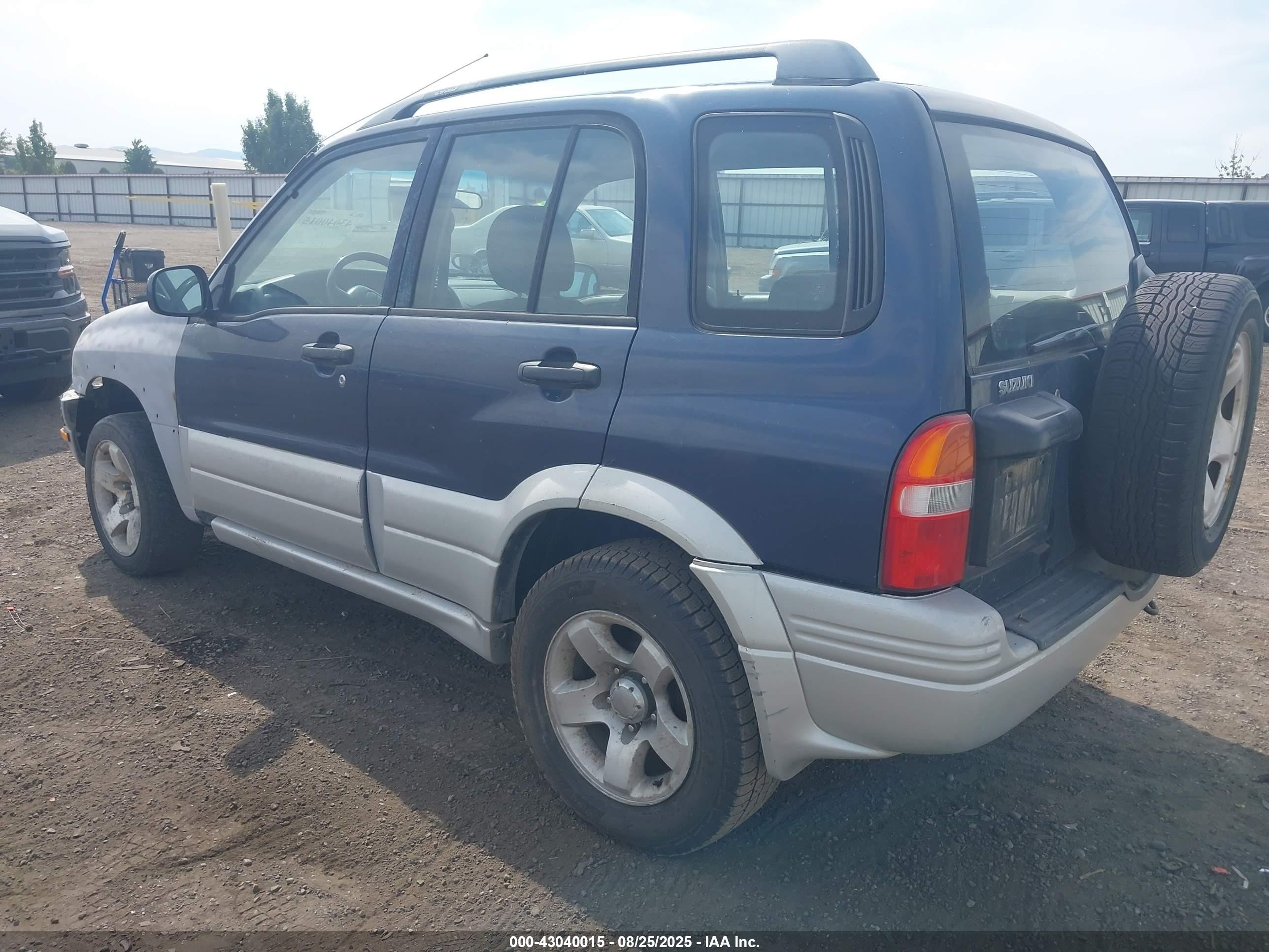 2000 Suzuki Grand Vitara Jlx/jlx+/limited Blue vin: JS3TD62V4Y4117843