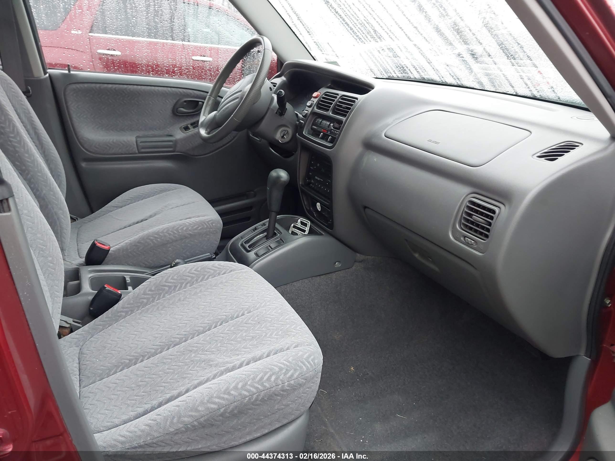 2001 Suzuki Grand Vitara Jlx/jlx+/limited Red vin: JS3TD62V514165230