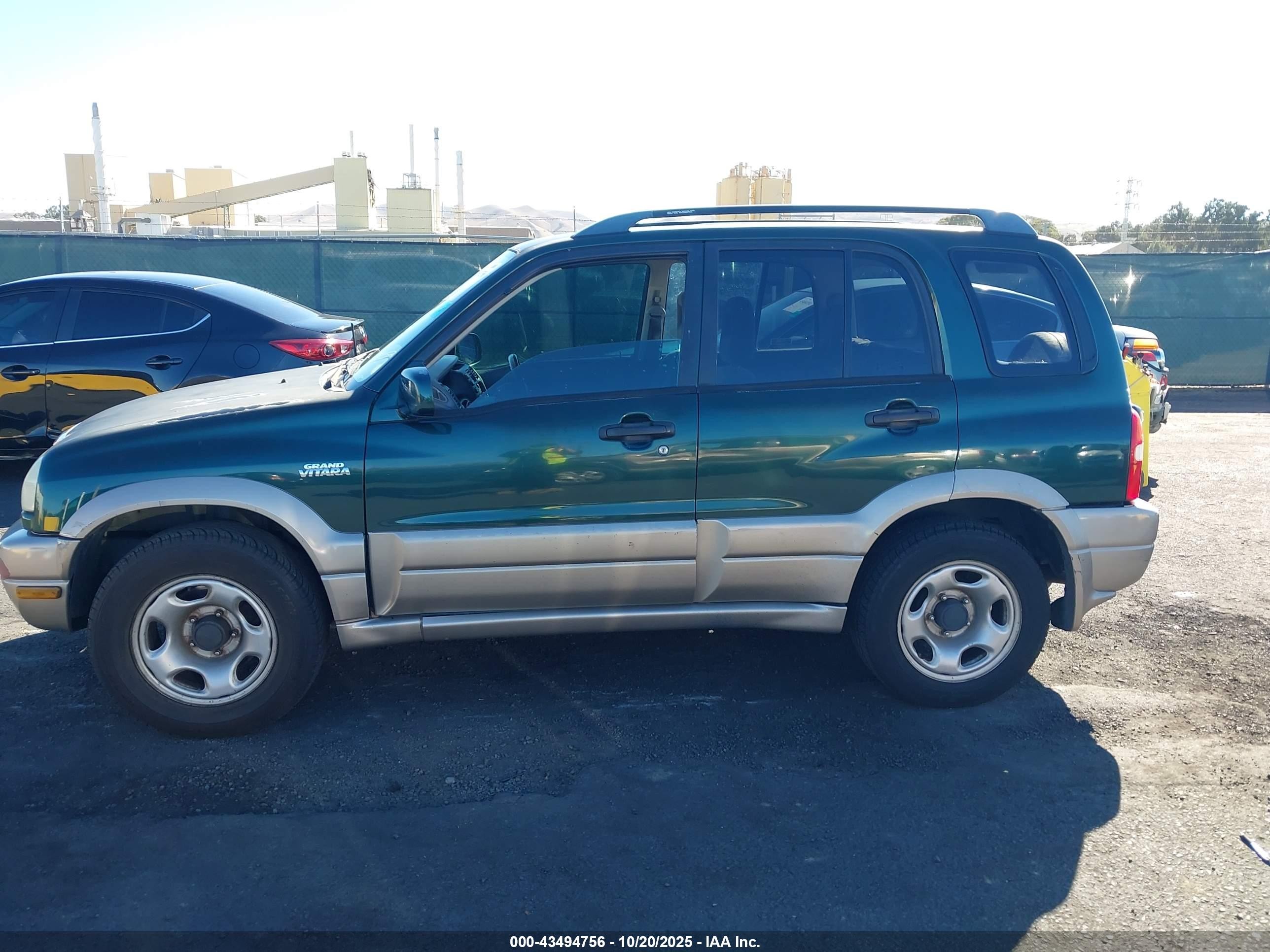 2002 Suzuki Grand Vitara Jlx/limited Green vin: JS3TD62V524153077