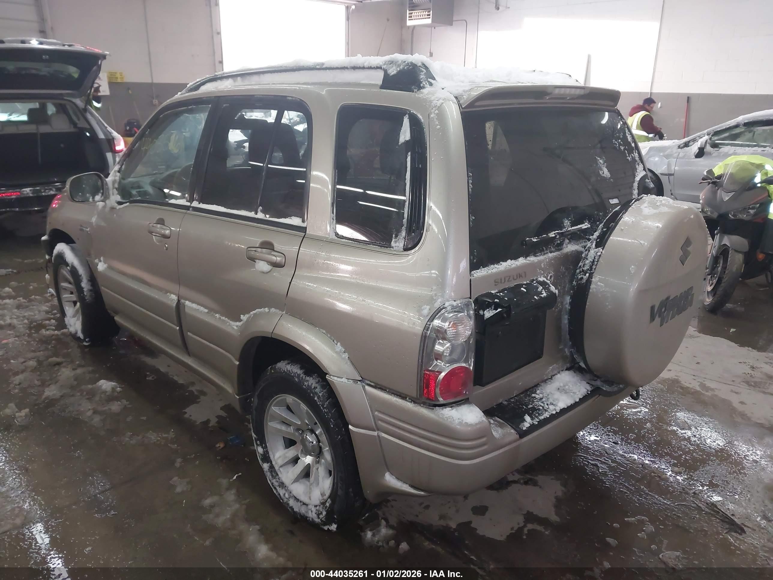 2004 Suzuki Grand Vitara Ex/lx Золотой vin: JS3TD62V544100317