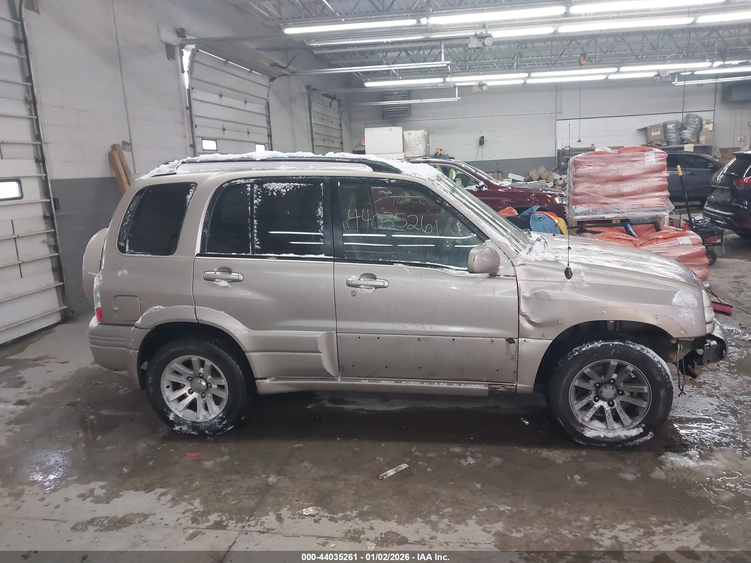 2004 Suzuki Grand Vitara Ex/lx Золотой vin: JS3TD62V544100317