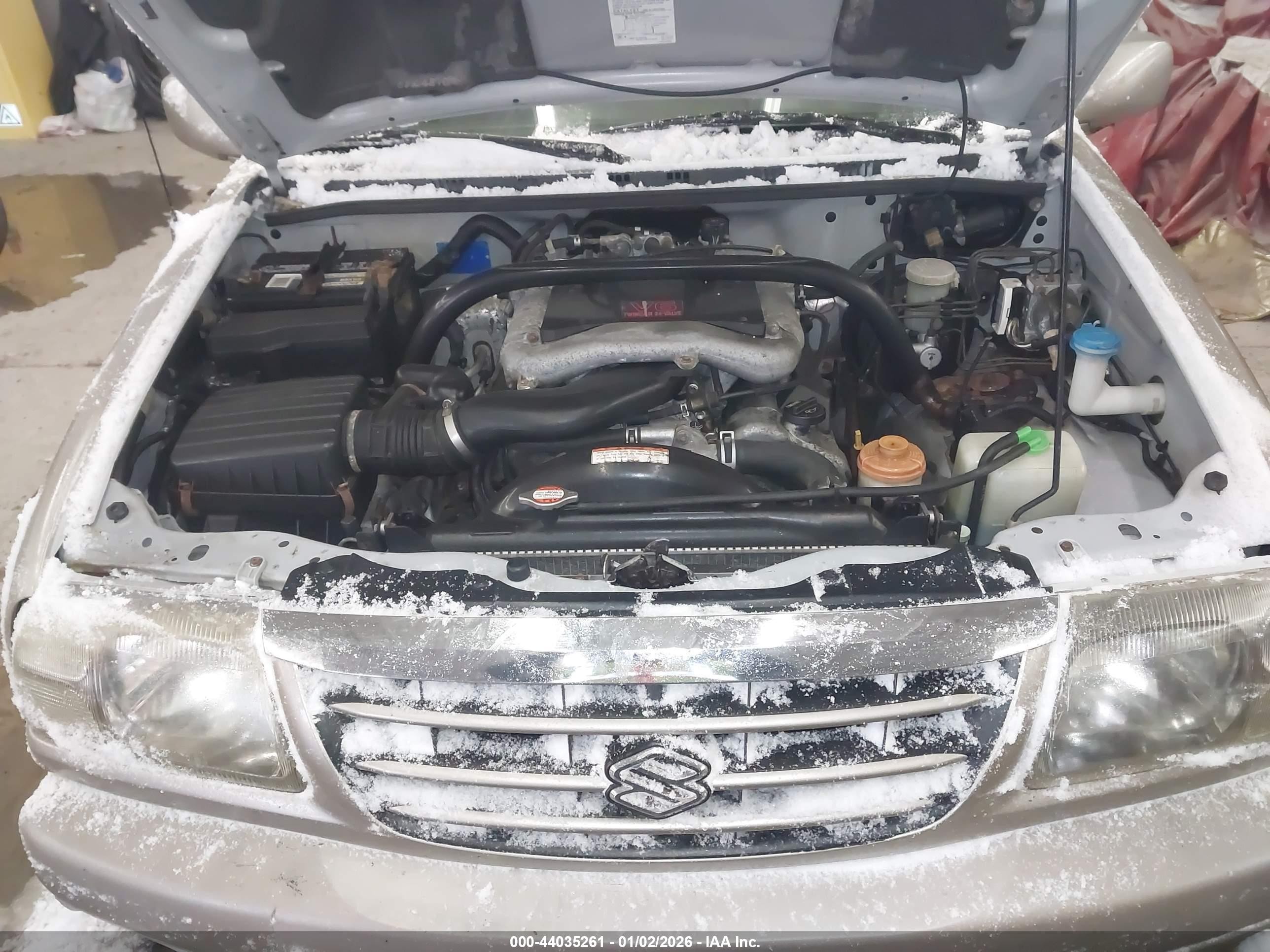 2004 Suzuki Grand Vitara Ex/lx Золотой vin: JS3TD62V544100317