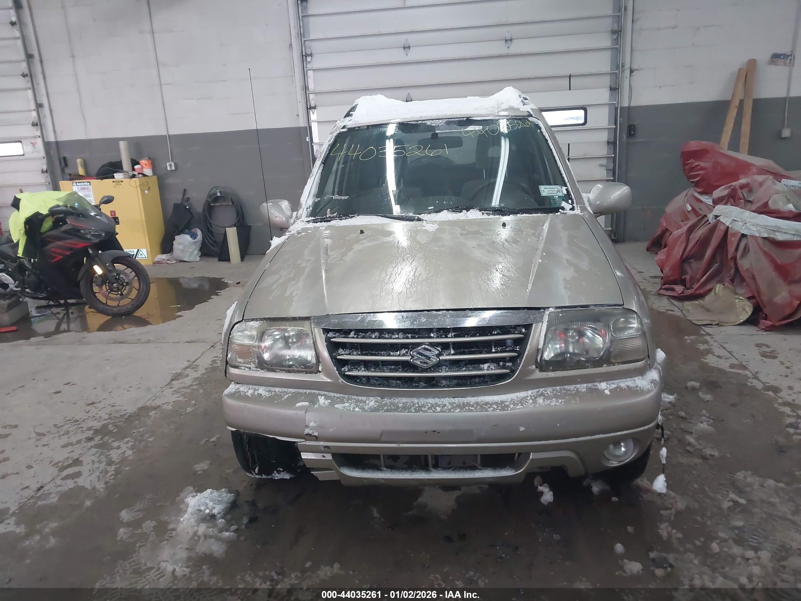 2004 Suzuki Grand Vitara Ex/lx Золотой vin: JS3TD62V544100317