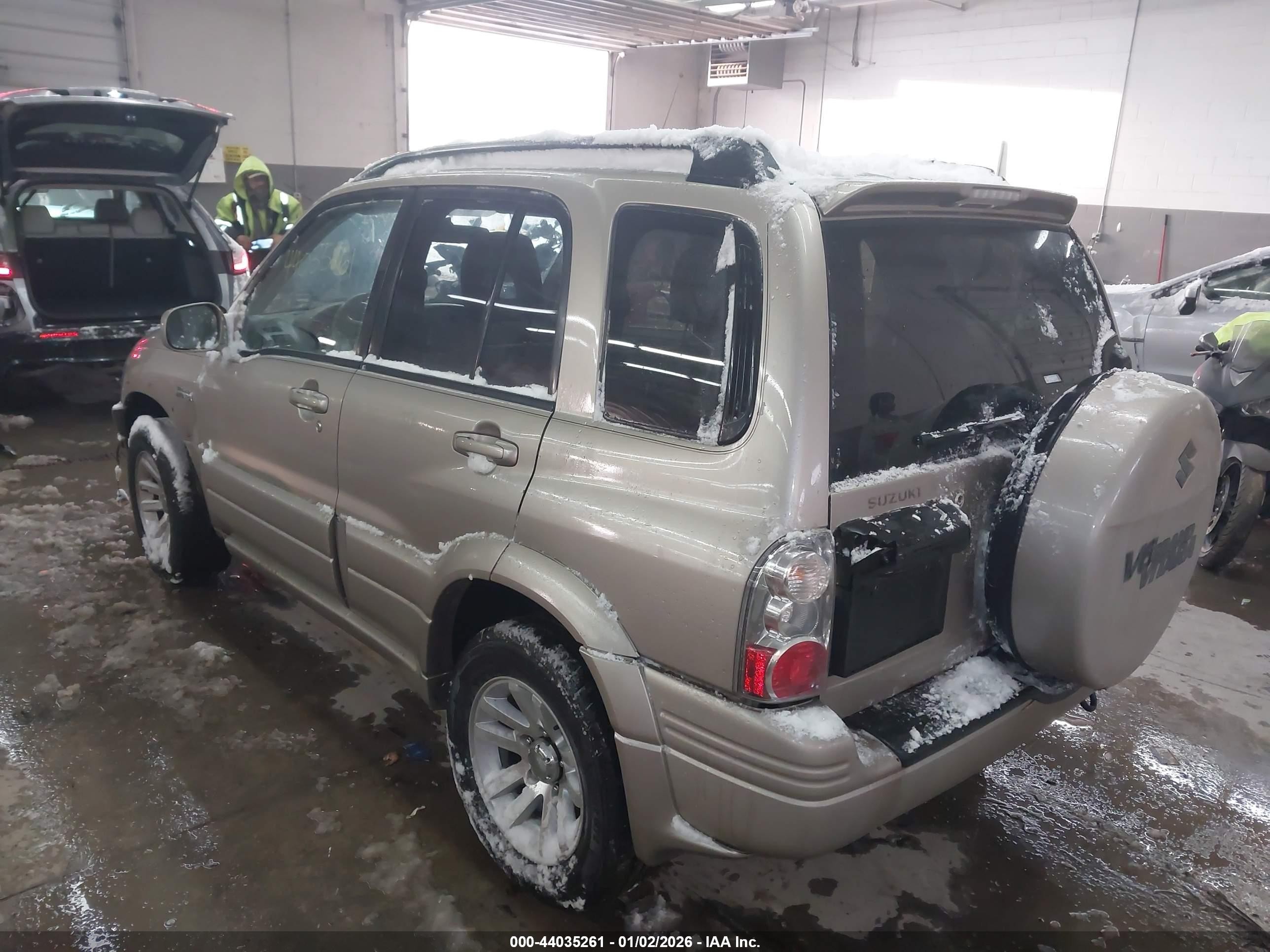 2004 Suzuki Grand Vitara Ex/lx Золотой vin: JS3TD62V544100317