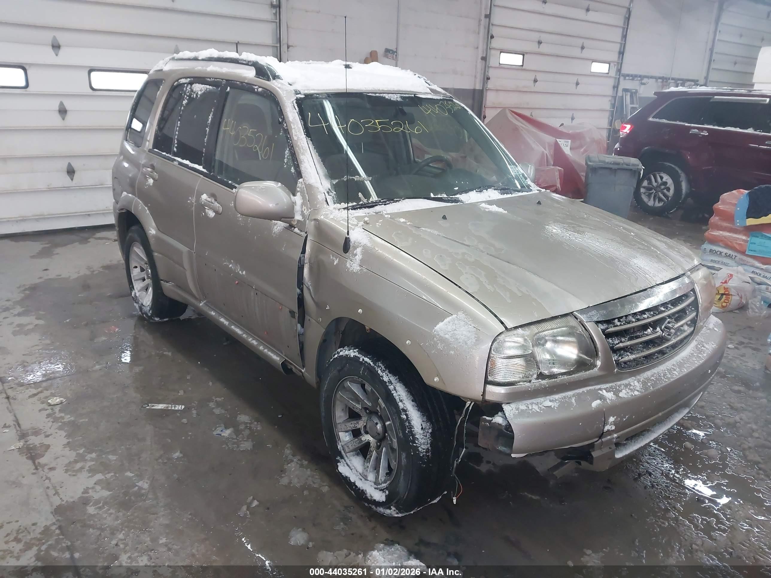 2004 Suzuki Grand Vitara Ex/lx Gold vin: JS3TD62V544100317
