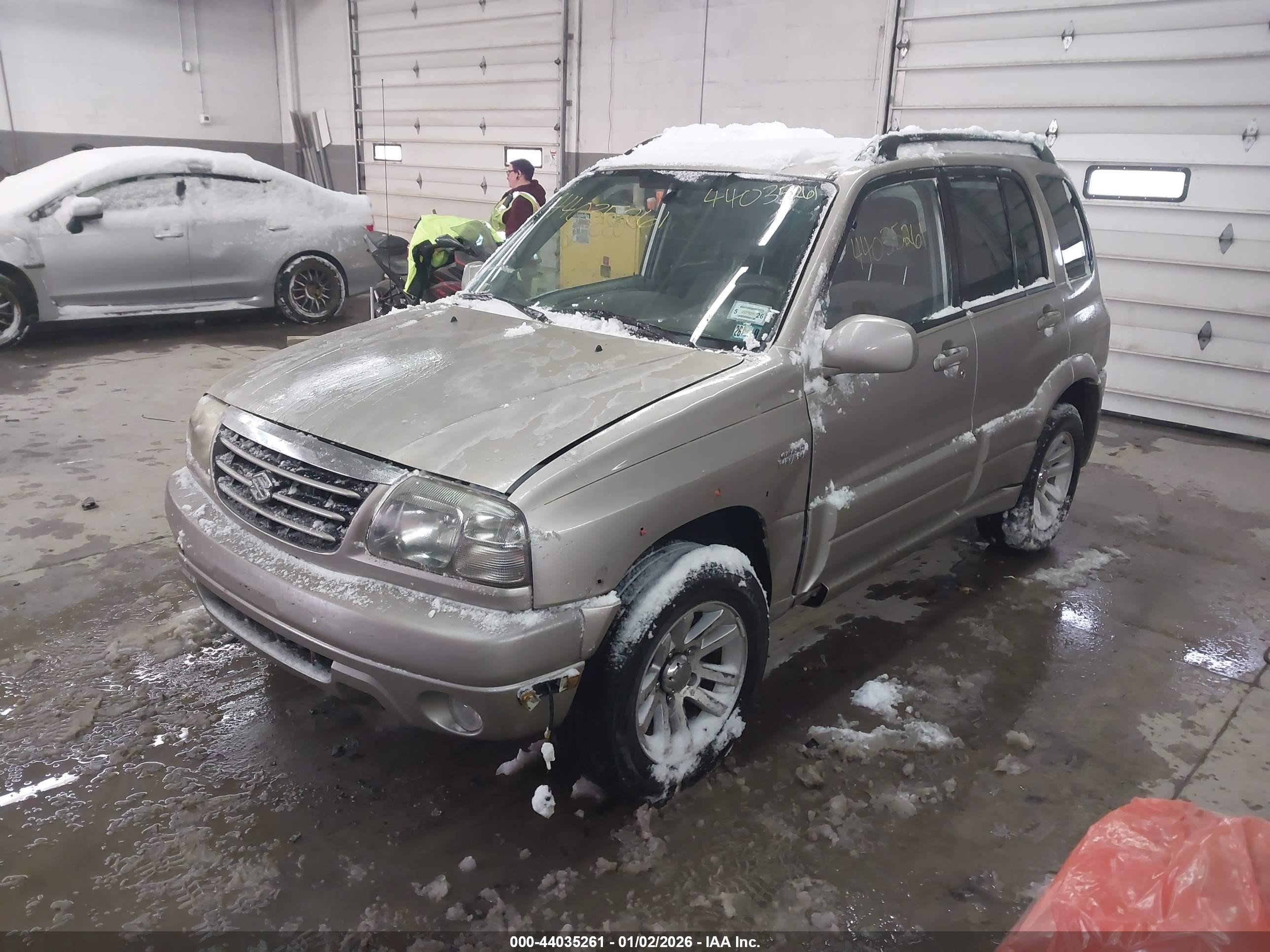 2004 Suzuki Grand Vitara Ex/lx Золотой vin: JS3TD62V544100317