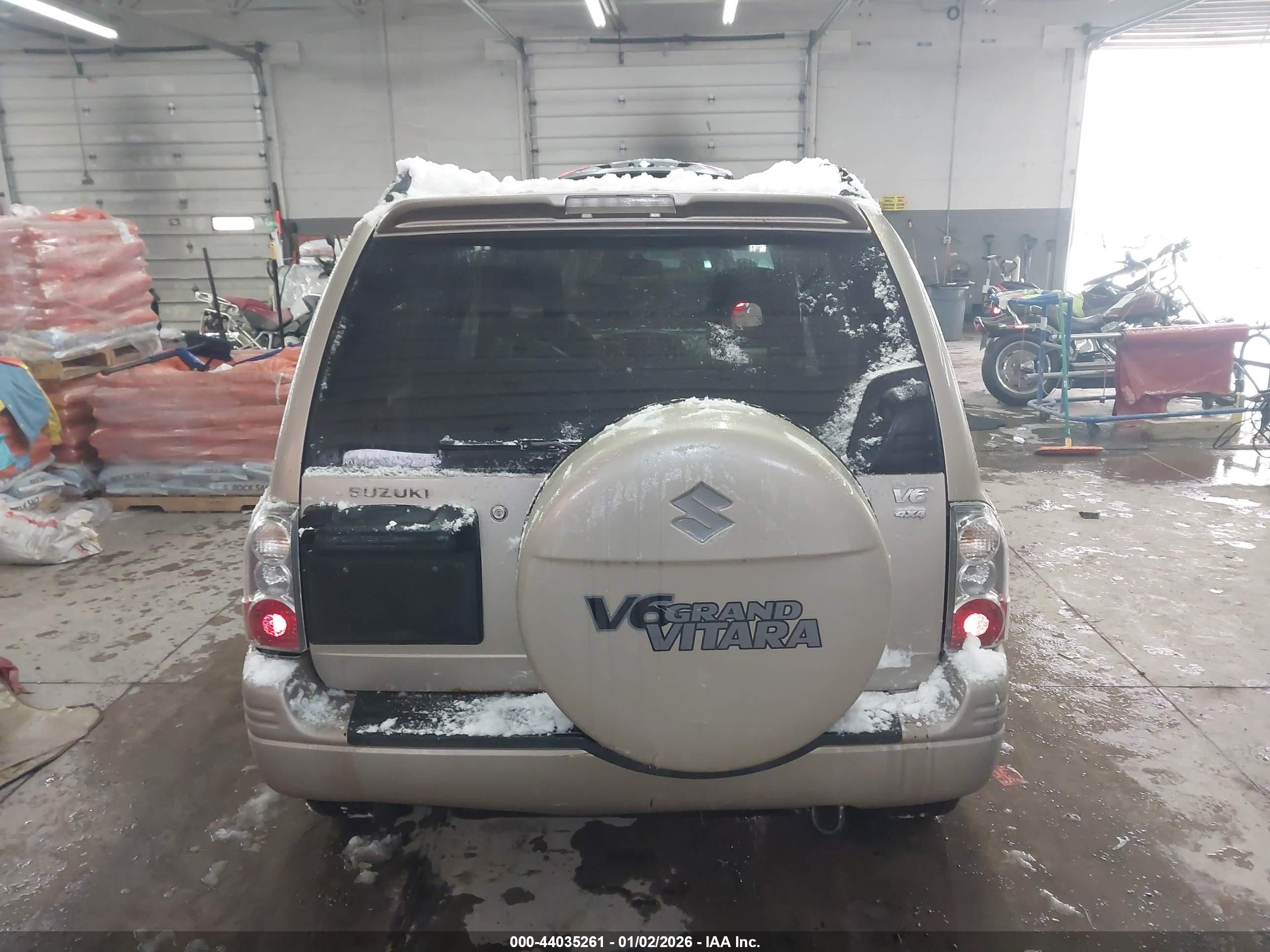 2004 Suzuki Grand Vitara Ex/lx Золотой vin: JS3TD62V544100317
