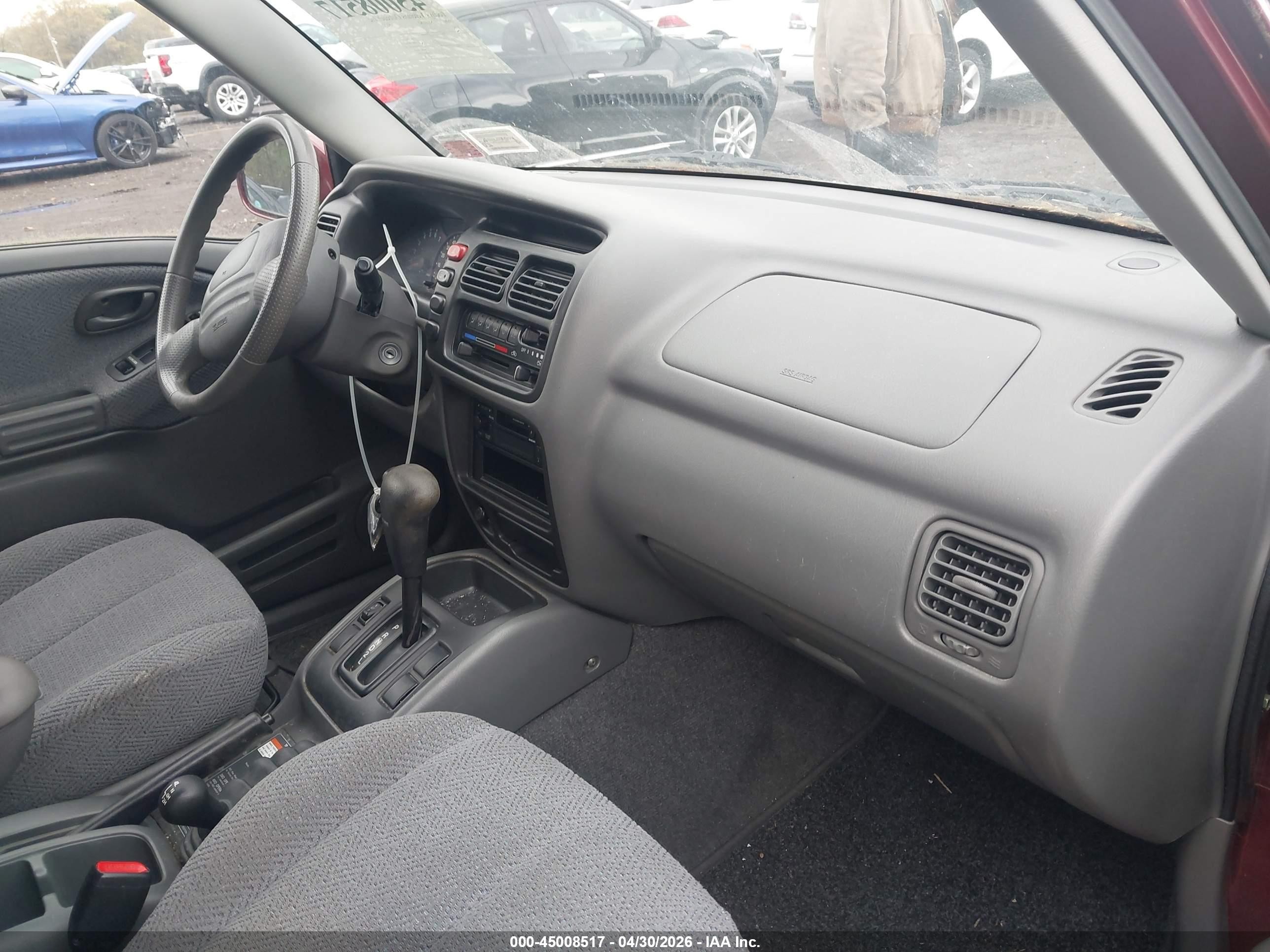 1999 Suzuki Grand Vitara Jlx/jlx+ Red vin: JS3TD62V5X4123973