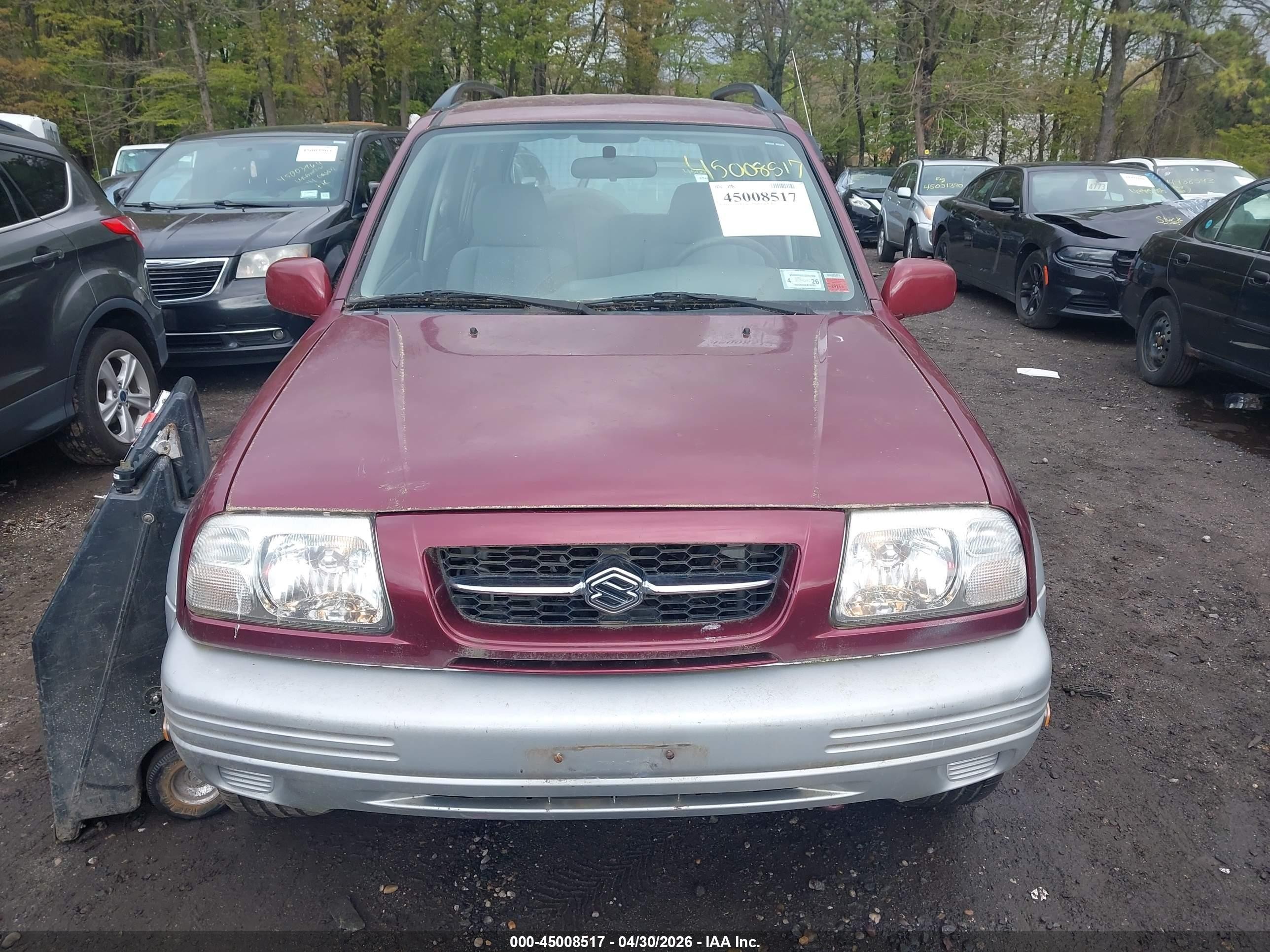 1999 Suzuki Grand Vitara Jlx/jlx+ Red vin: JS3TD62V5X4123973