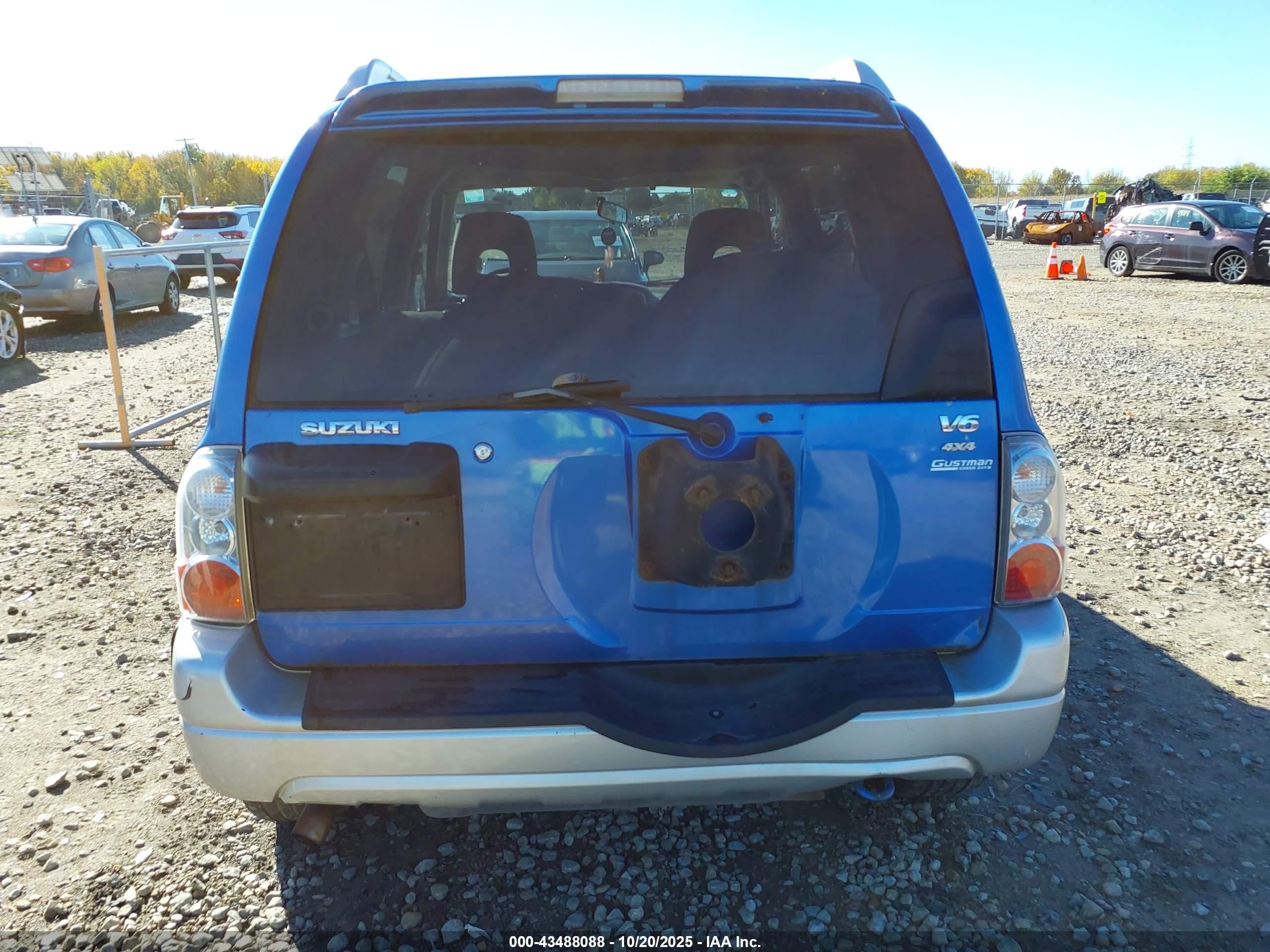2004 Suzuki Grand Vitara Ex/lx Blue vin: JS3TD62V644101248
