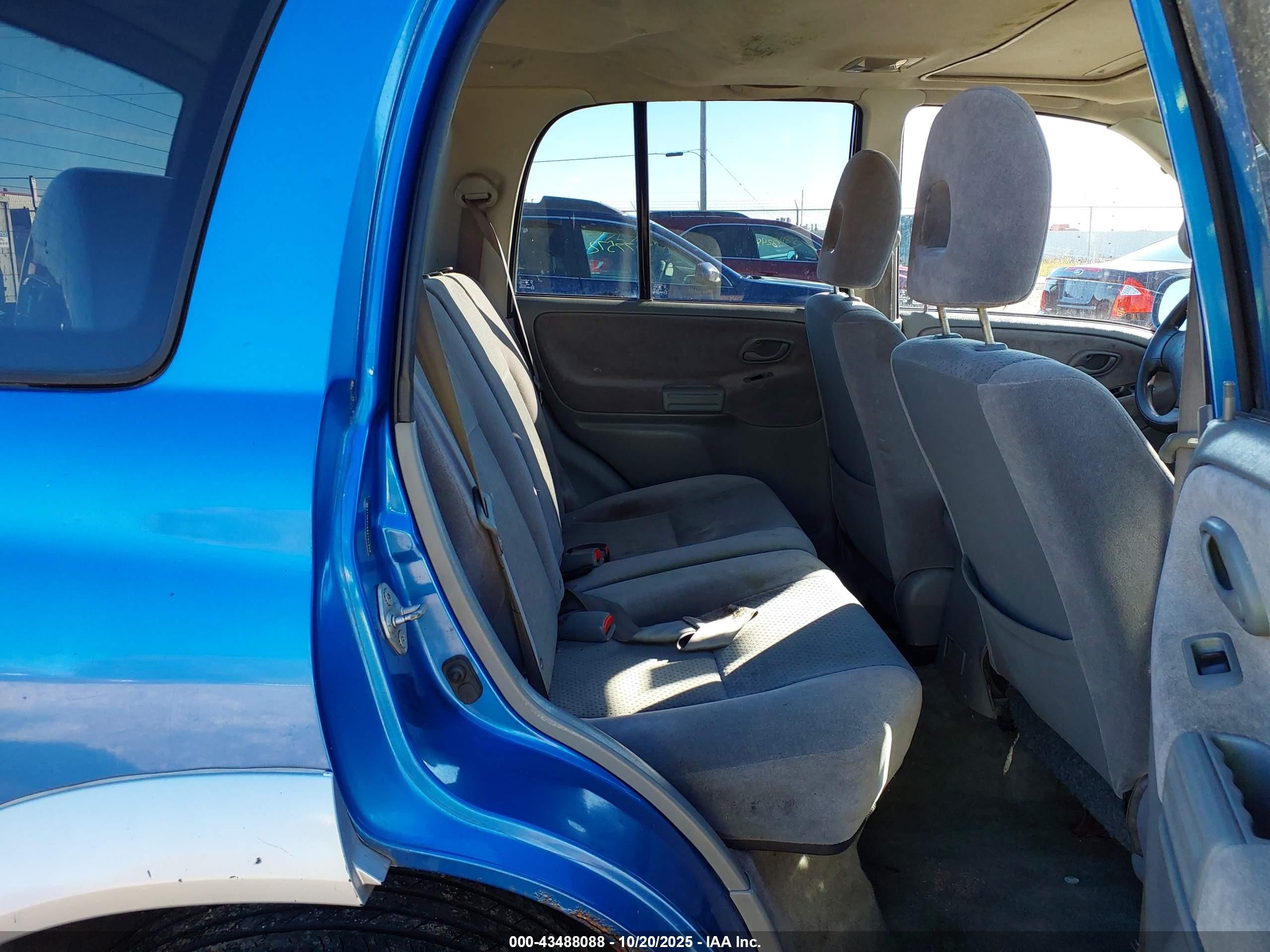 2004 Suzuki Grand Vitara Ex/lx Blue vin: JS3TD62V644101248