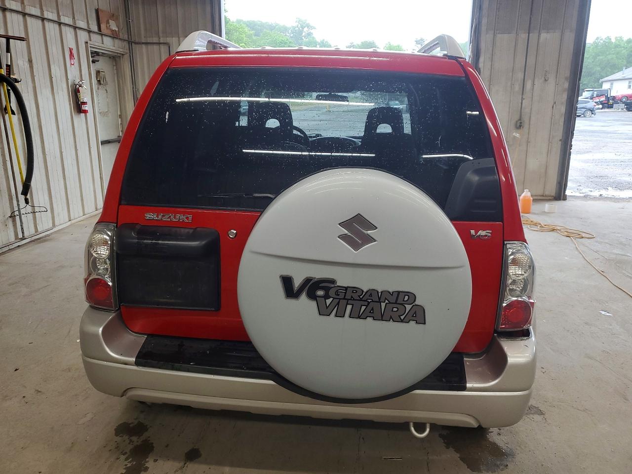 2004 Suzuki Grand Vitara Lx Red vin: JS3TD62V644104053