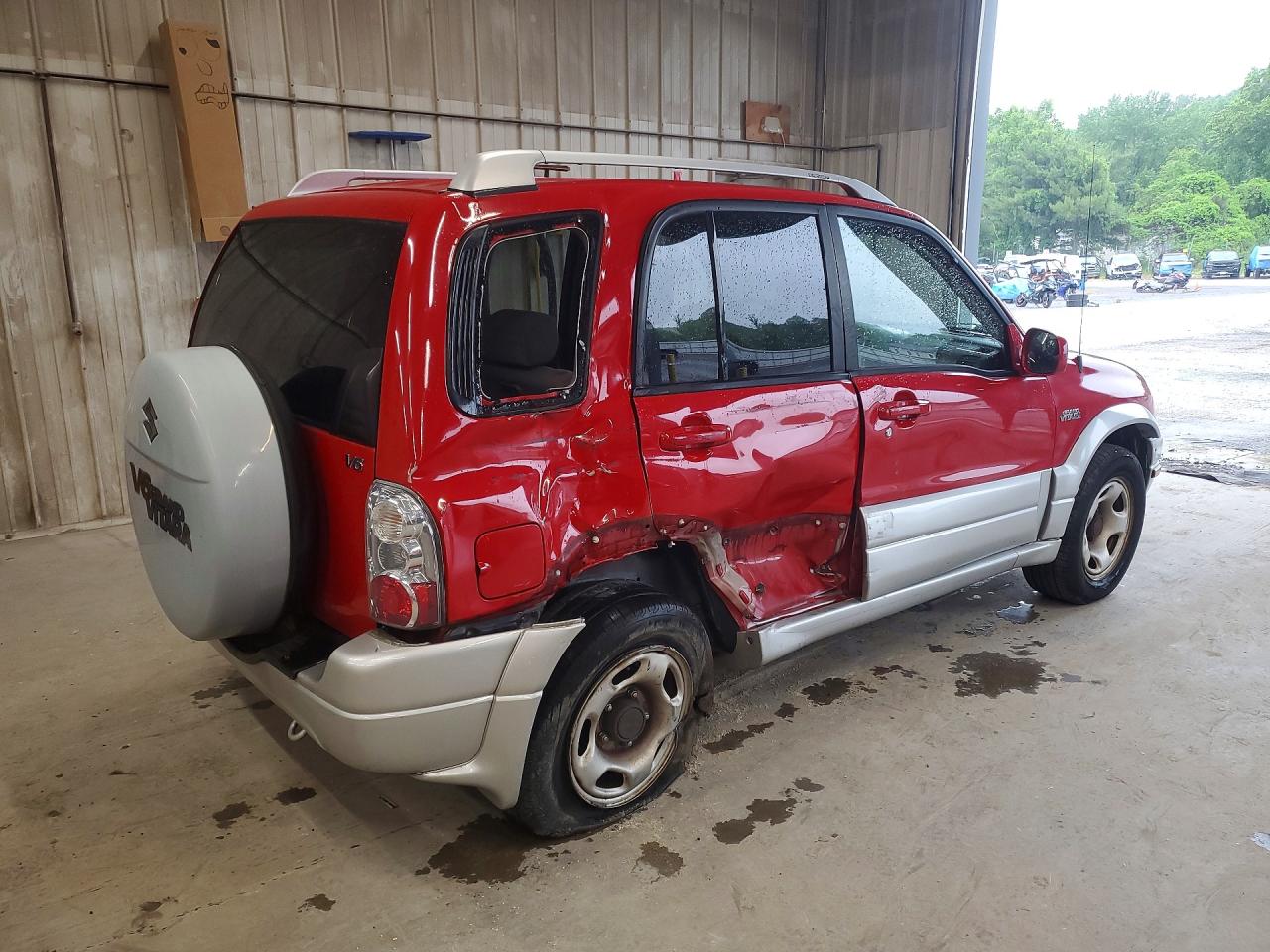 2004 Suzuki Grand Vitara Lx Red vin: JS3TD62V644104053