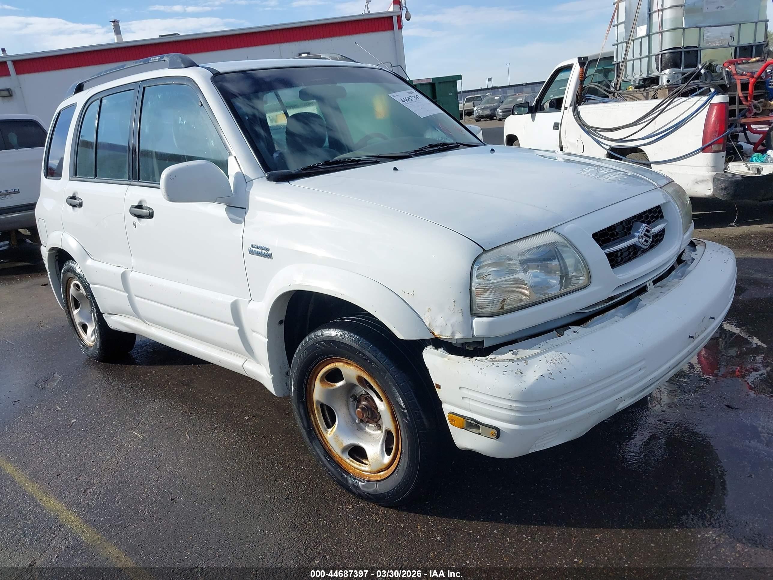 2000 Suzuki Grand Vitara Jlx/jlx+/limited White vin: JS3TD62V6Y4119304