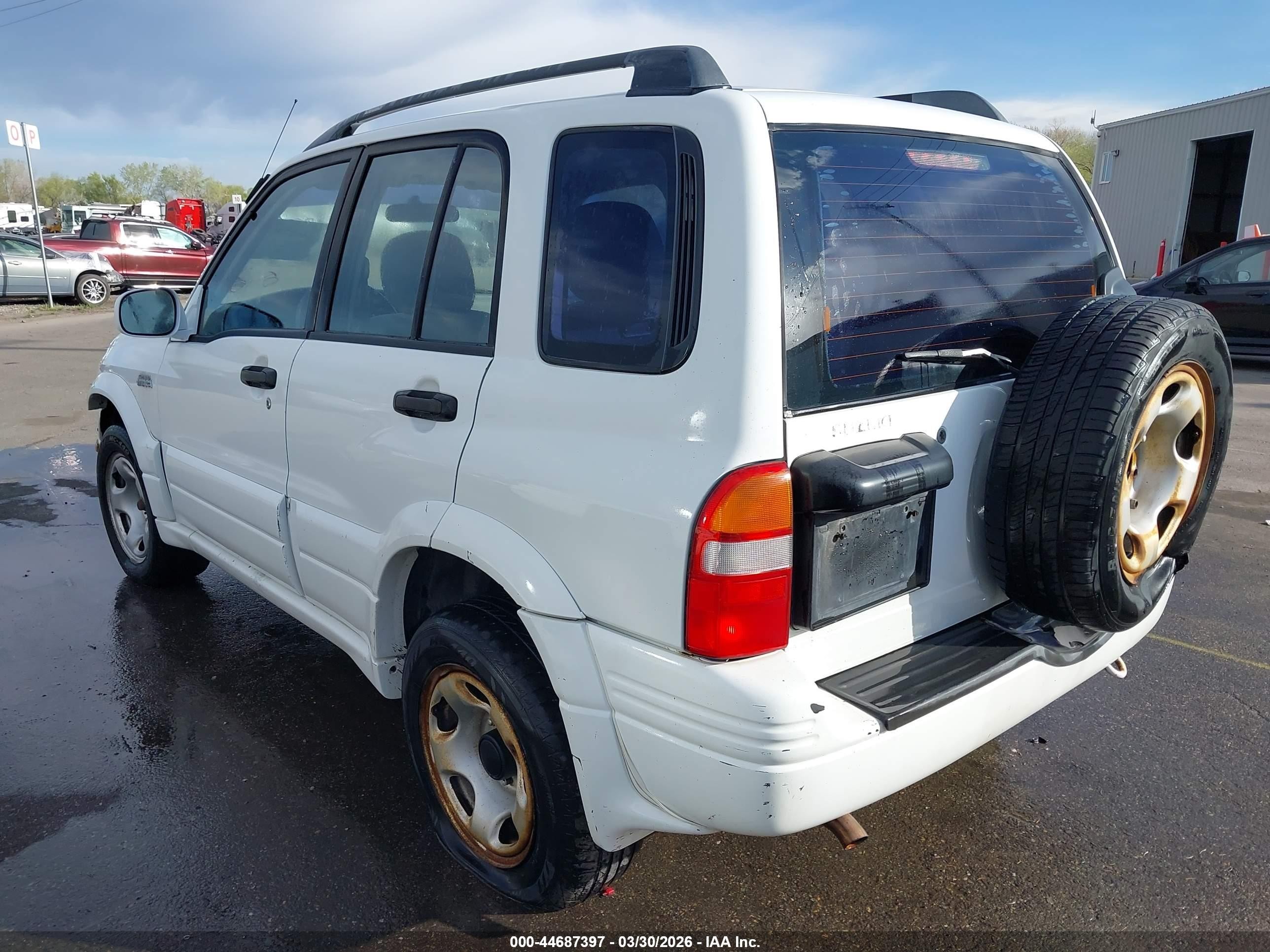 2000 Suzuki Grand Vitara Jlx/jlx+/limited White vin: JS3TD62V6Y4119304