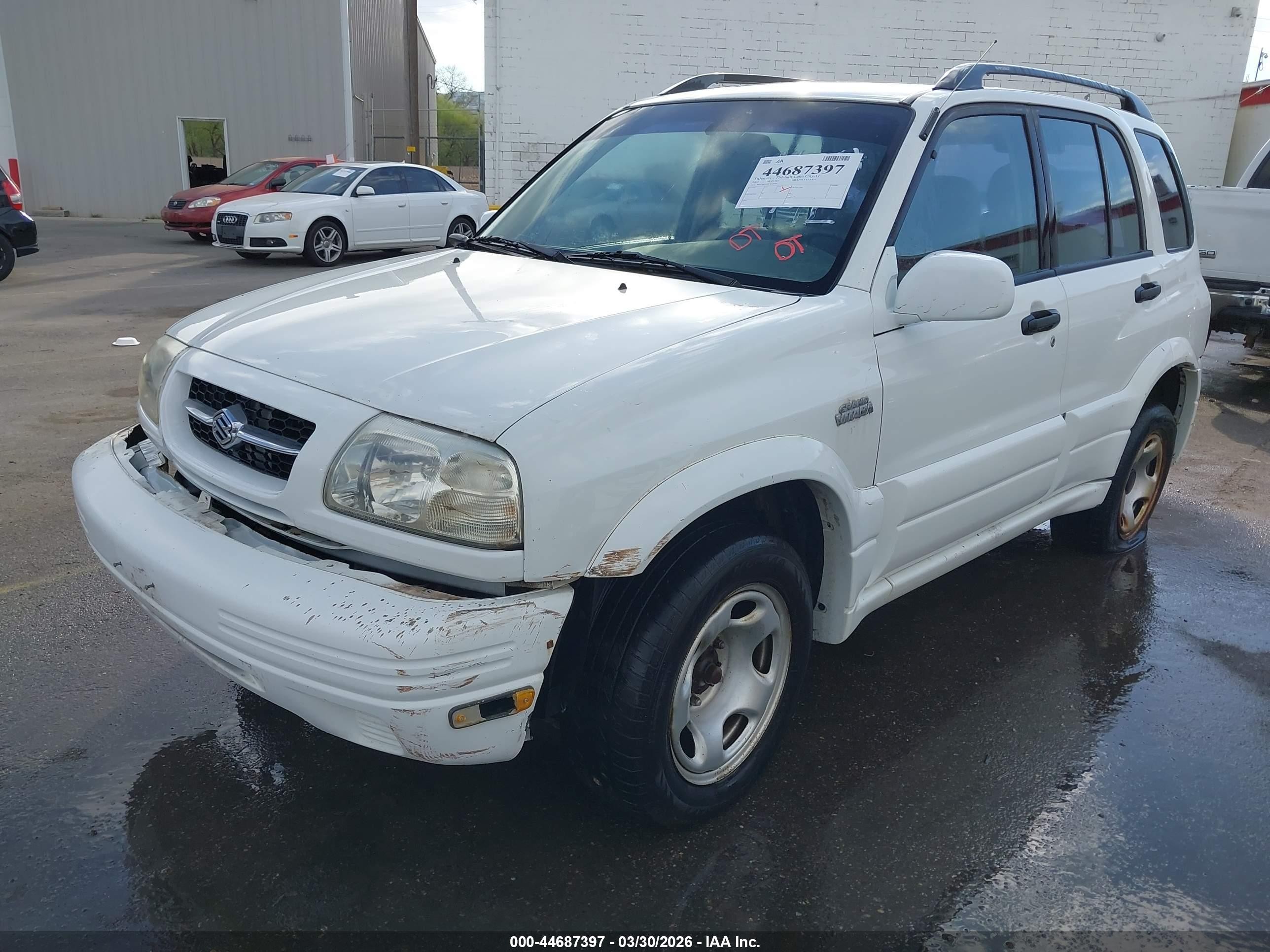 2000 Suzuki Grand Vitara Jlx/jlx+/limited White vin: JS3TD62V6Y4119304