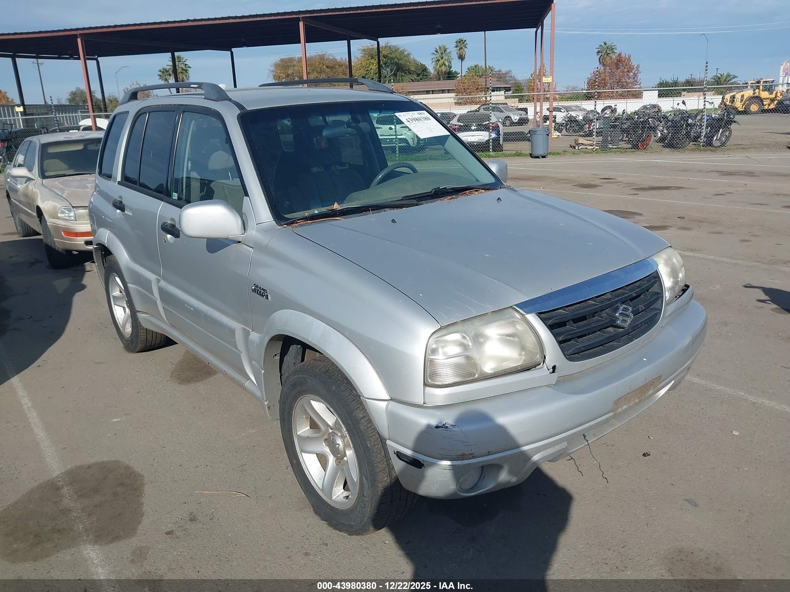2001 Suzuki Grand Vitara Jlx/jlx+/limited Silver vin: JS3TD62V714165181
