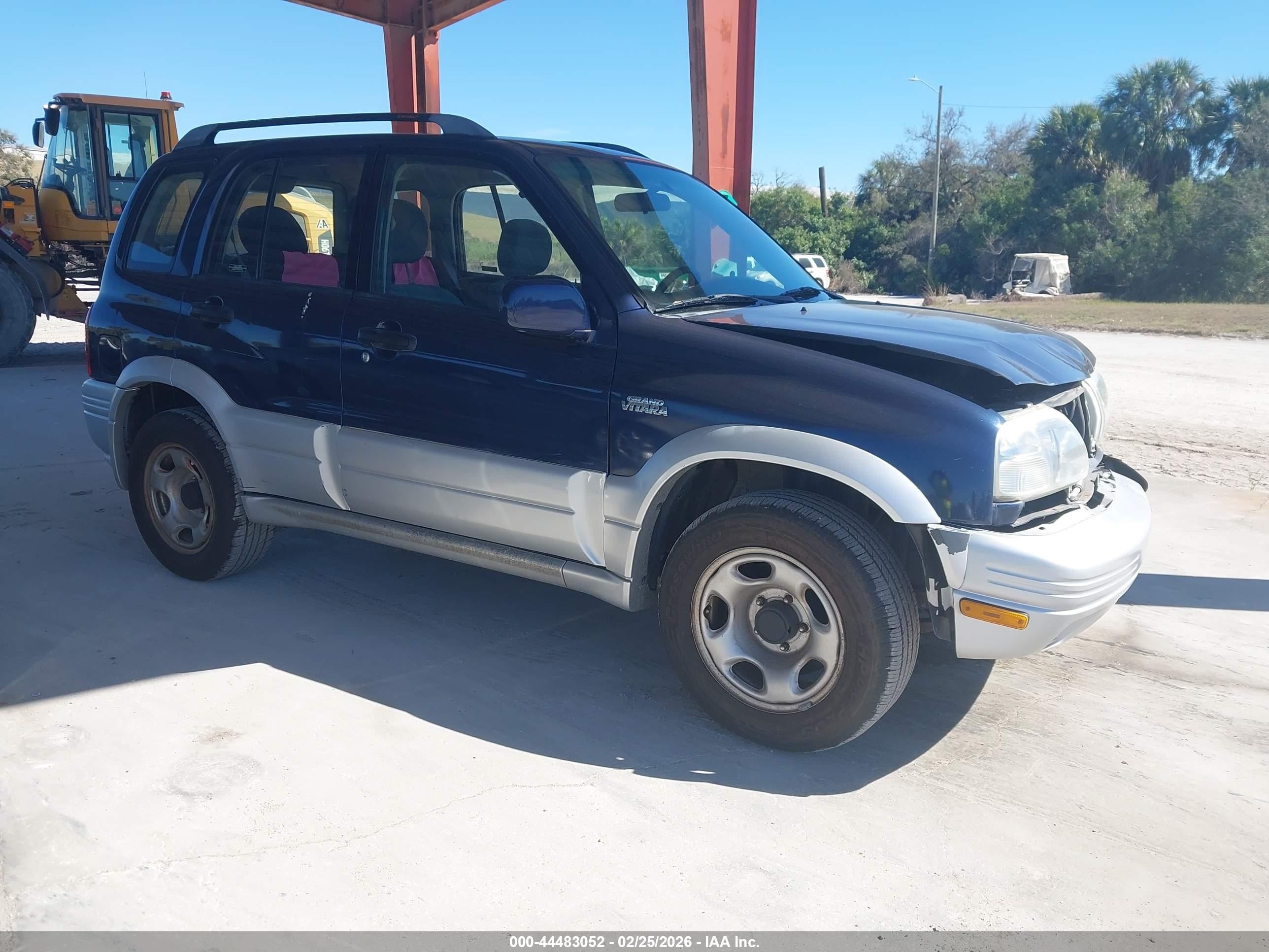 2000 Suzuki Grand Vitara Jlx/jlx+/limited Blue vin: JS3TD62V7Y4121661