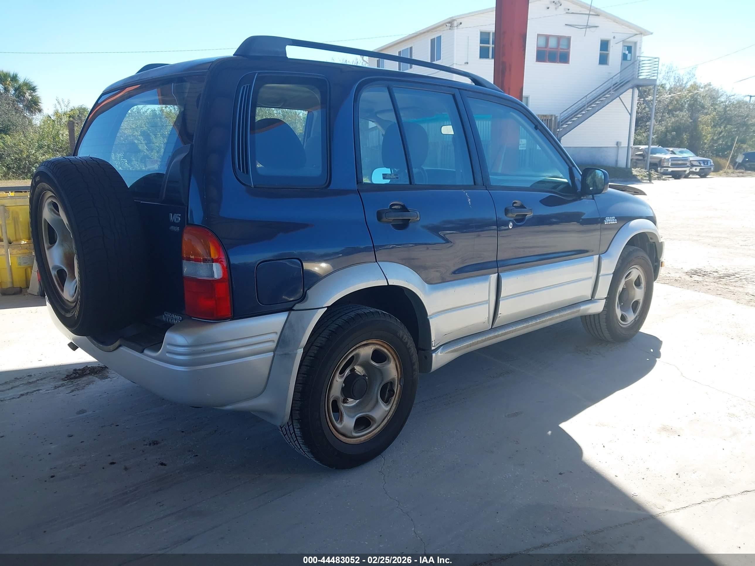 2000 Suzuki Grand Vitara Jlx/jlx+/limited Blue vin: JS3TD62V7Y4121661