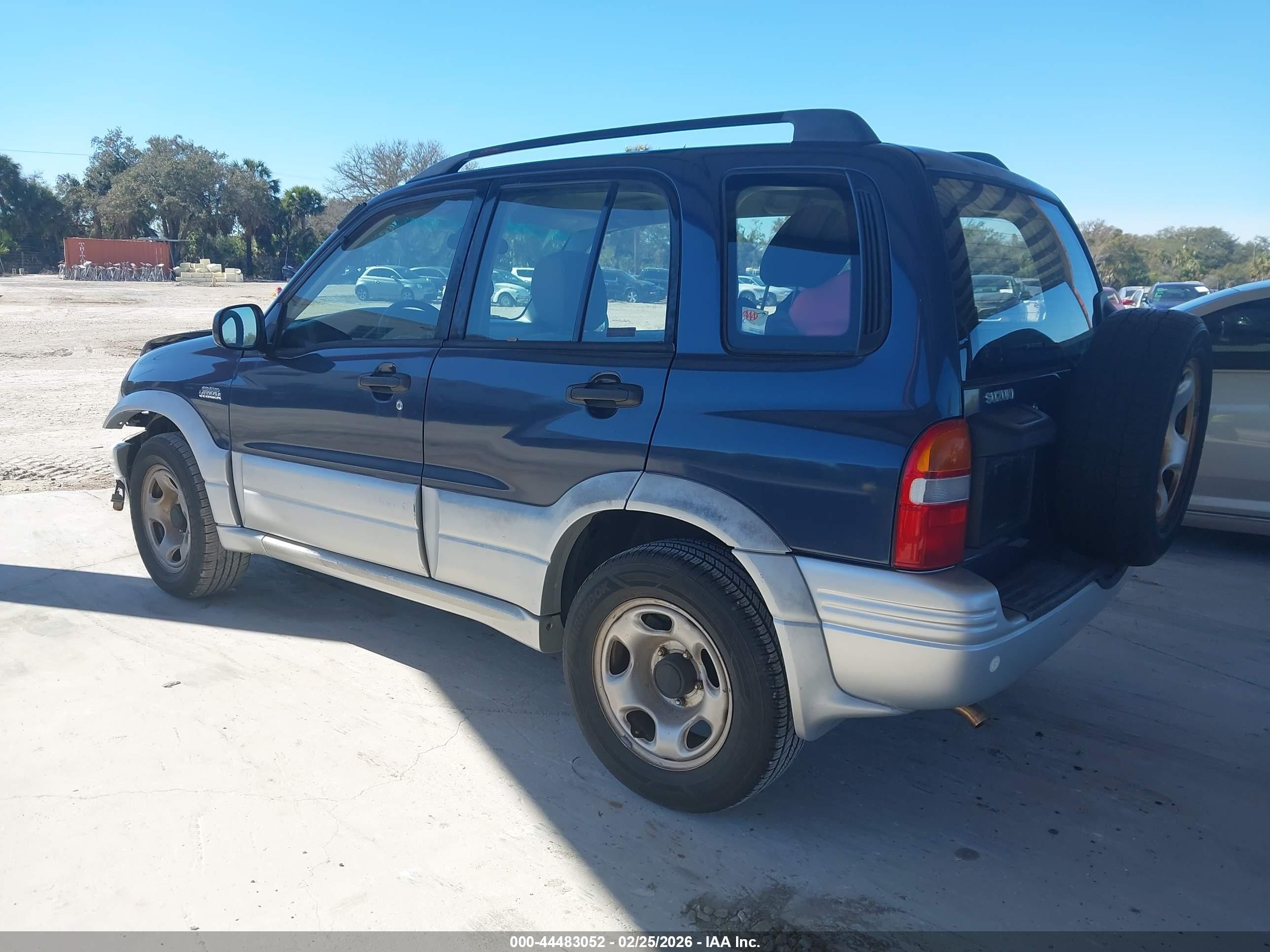 2000 Suzuki Grand Vitara Jlx/jlx+/limited Blue vin: JS3TD62V7Y4121661