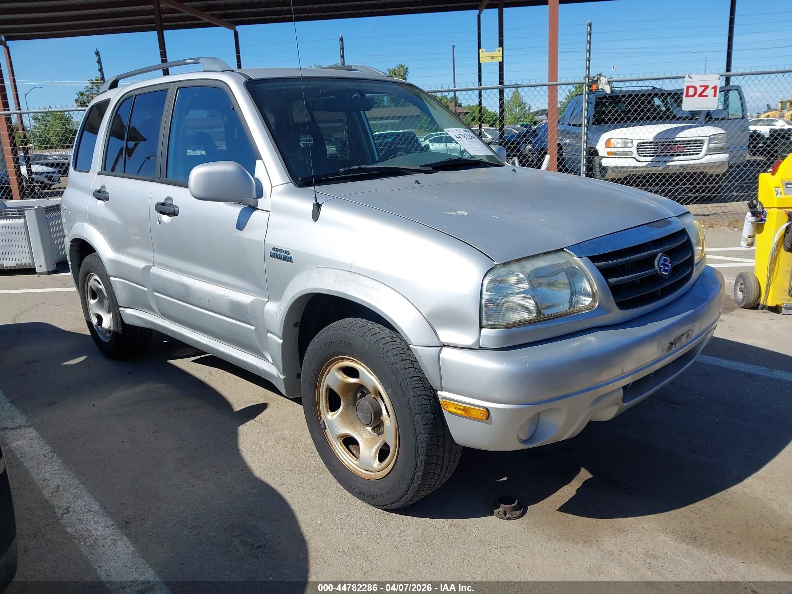2002 Suzuki Grand Vitara Jlx/limited Silver vin: JS3TD62V824154546