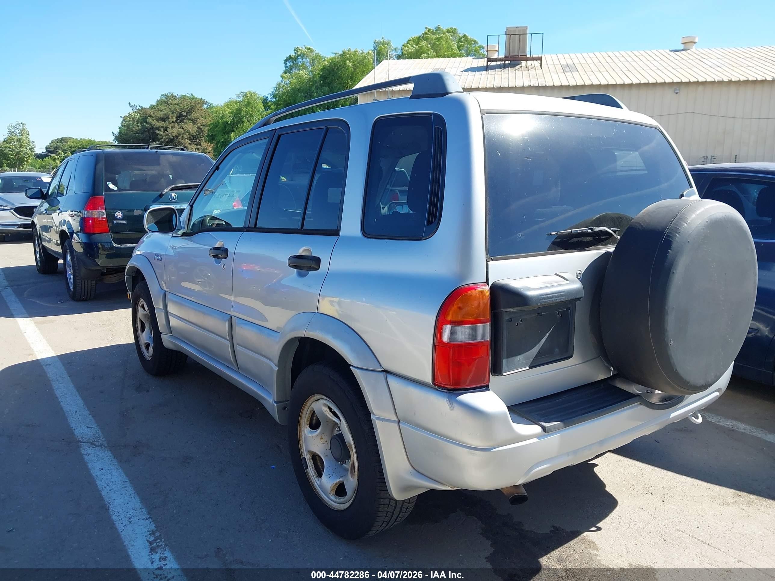 2002 Suzuki Grand Vitara Jlx/limited Silver vin: JS3TD62V824154546