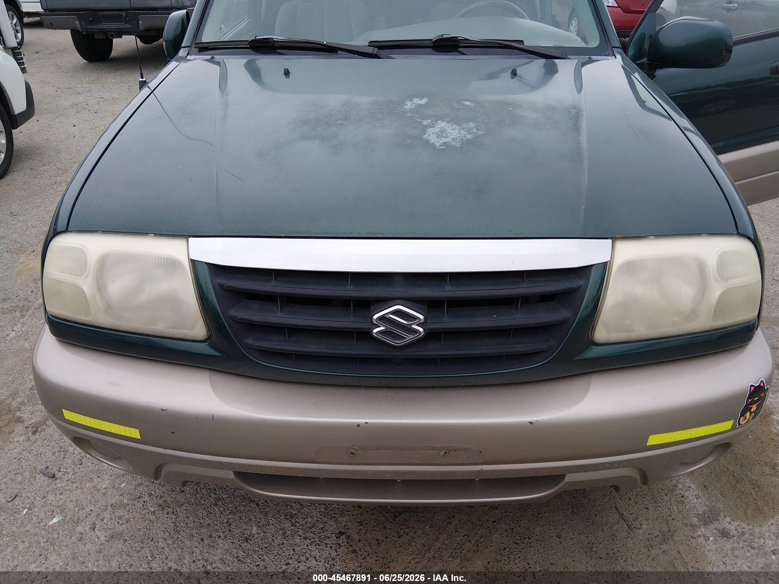 2002 Suzuki Grand Vitara Jlx/limited Green vin: JS3TD62V824157172