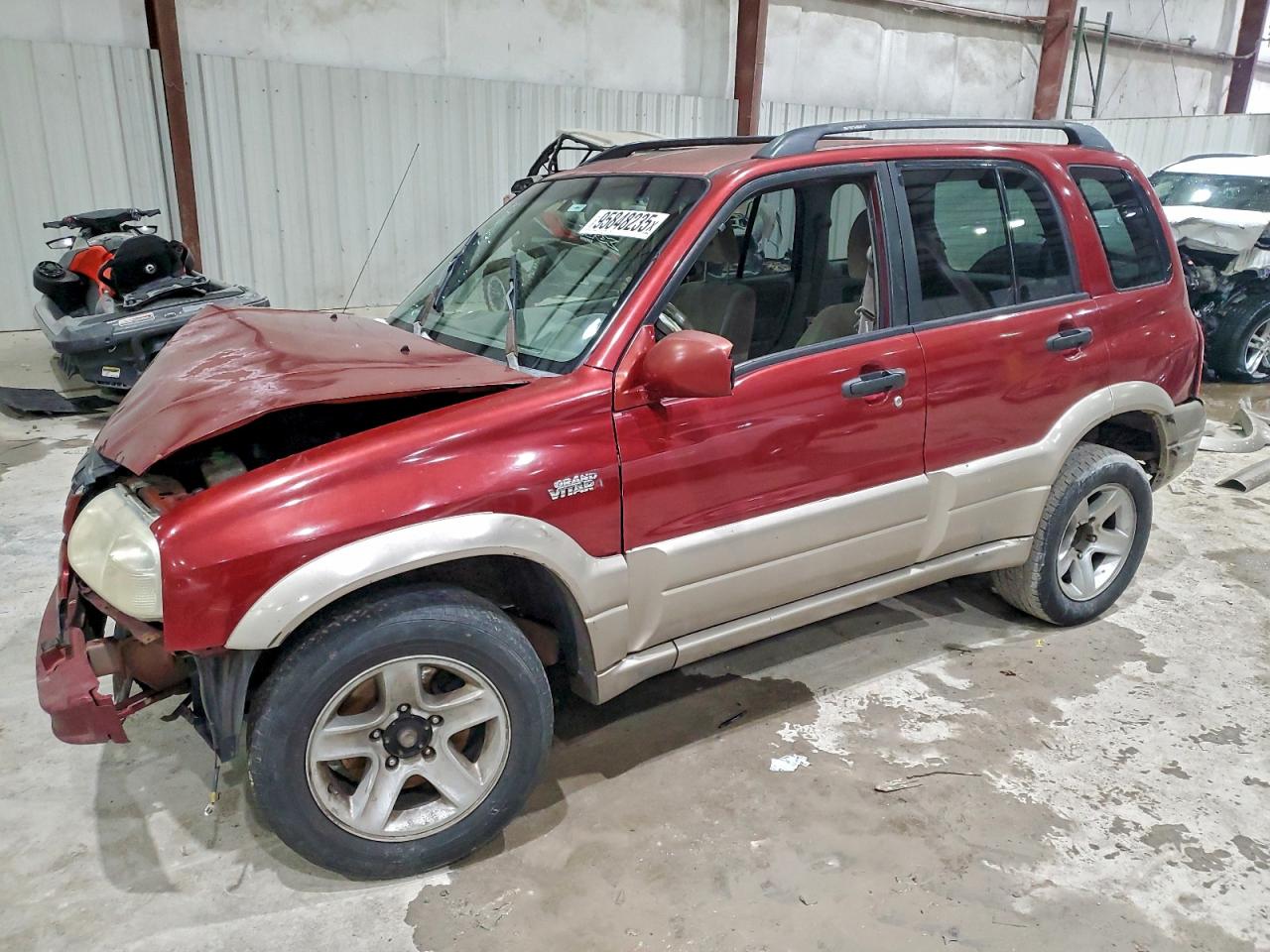 2003 Suzuki Grand Vitara Jlx Limited Maroon vin: JS3TD62V834103758