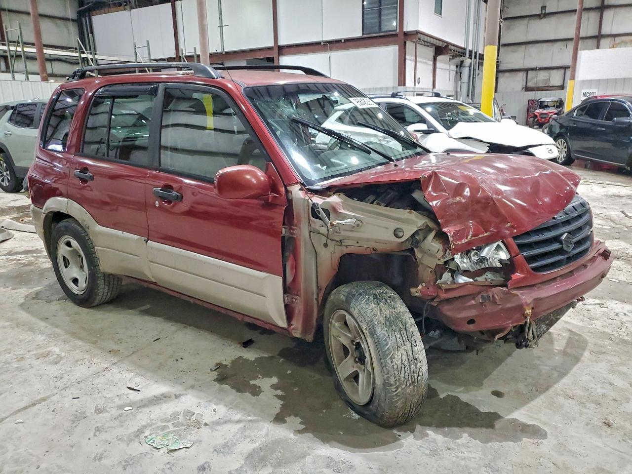 2003 Suzuki Grand Vitara Jlx Limited Maroon vin: JS3TD62V834103758