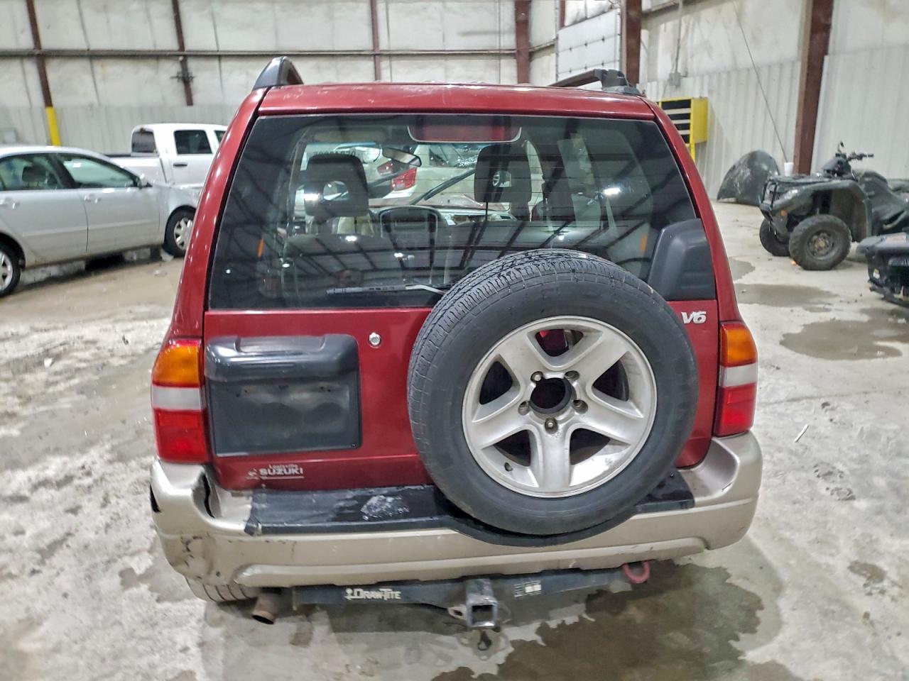 2003 Suzuki Grand Vitara Jlx Limited Maroon vin: JS3TD62V834103758