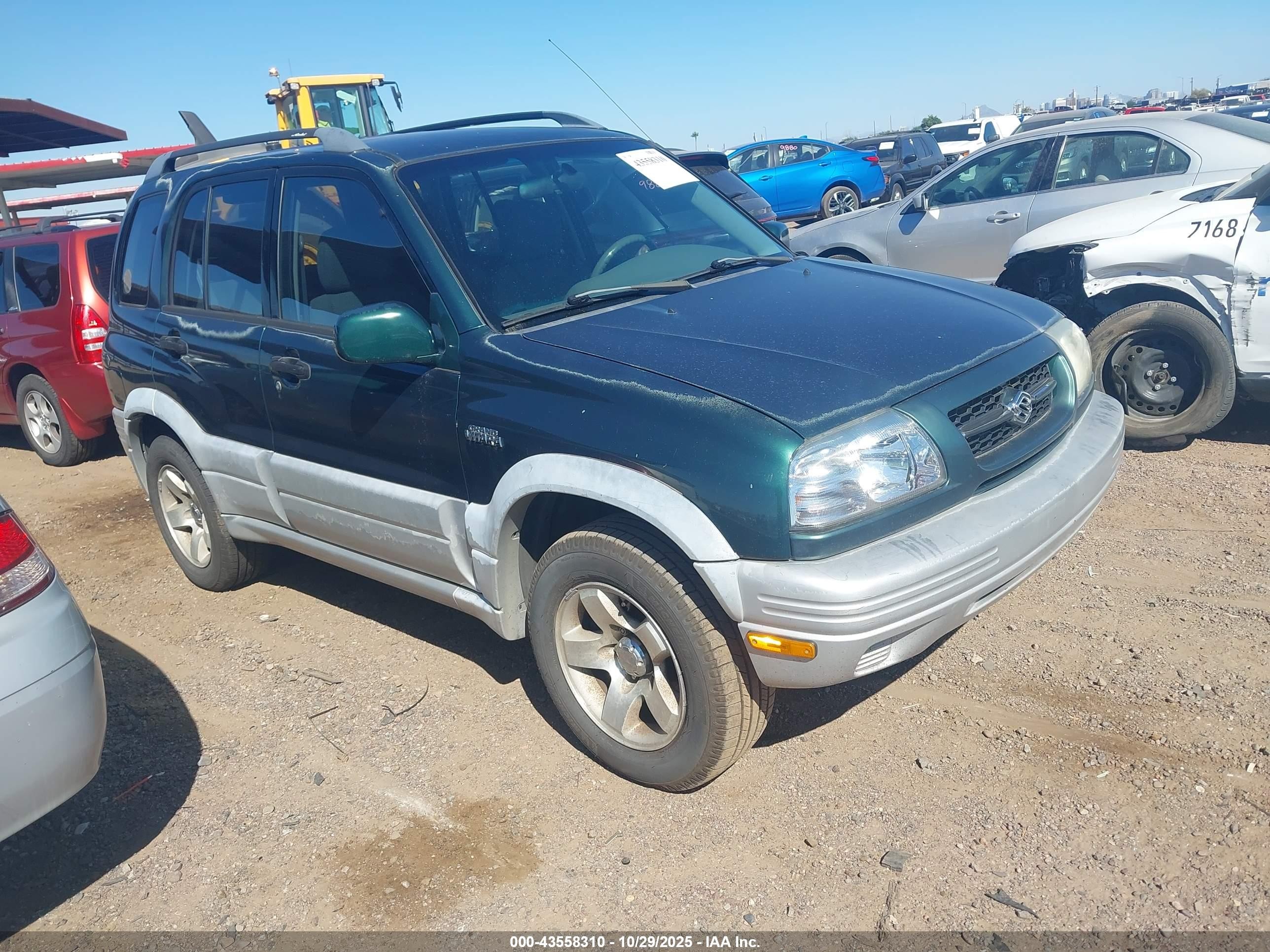 1999 Suzuki Grand Vitara Jlx/jlx+ Green vin: JS3TD62V8X4116354