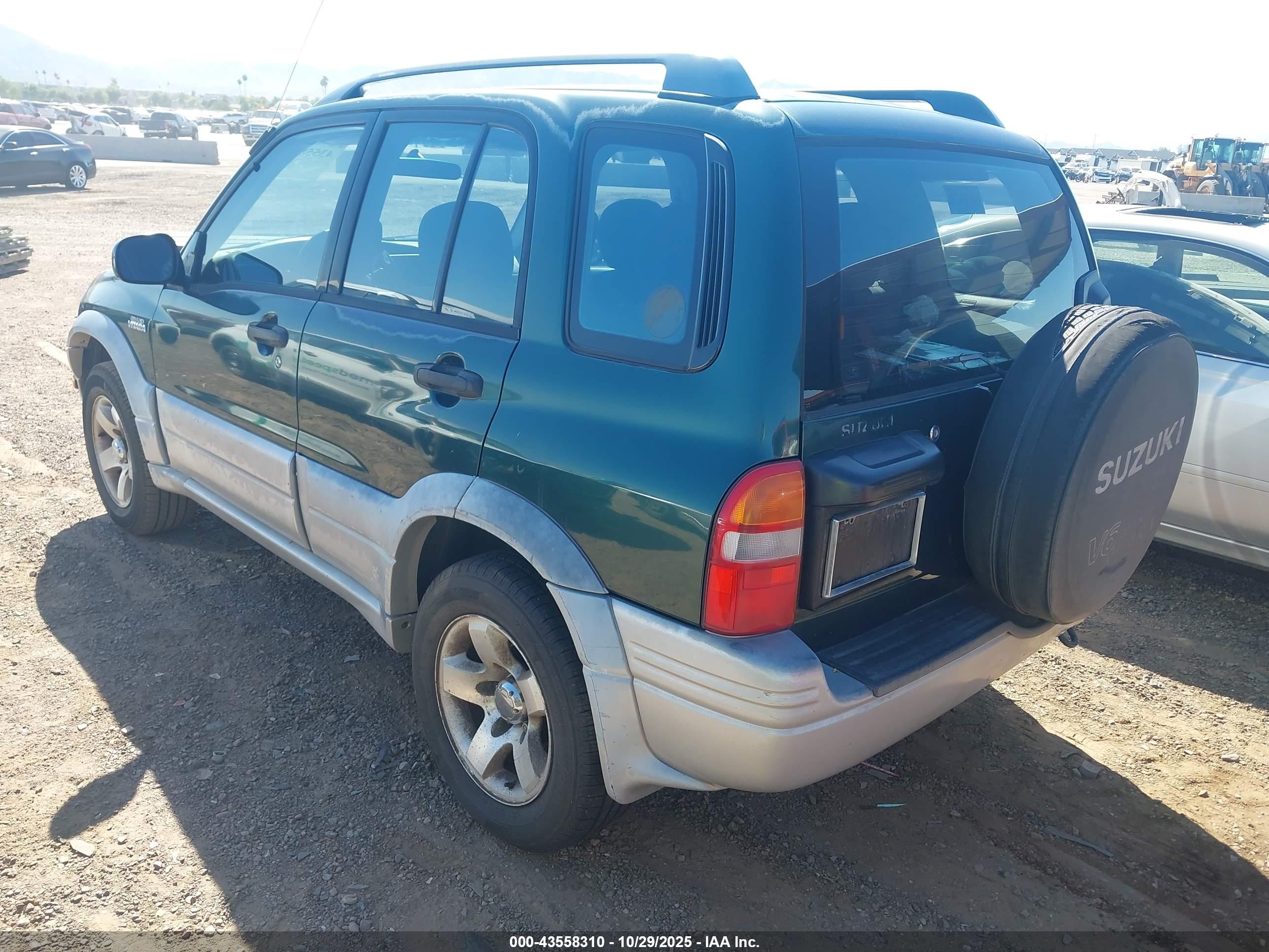 1999 Suzuki Grand Vitara Jlx/jlx+ Green vin: JS3TD62V8X4116354