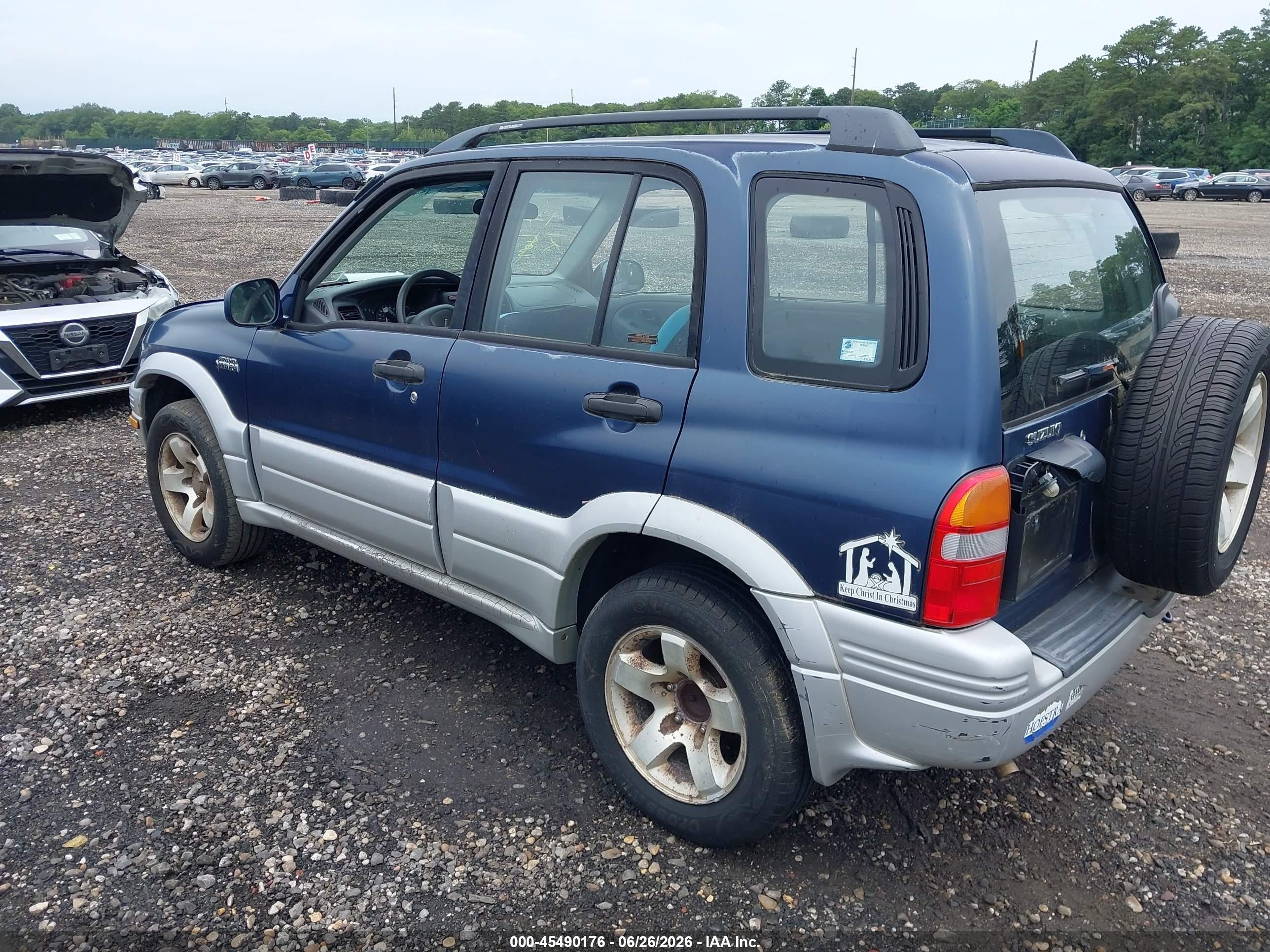 2000 Suzuki Grand Vitara Jlx/jlx+/limited Blue vin: JS3TD62V8Y4129459
