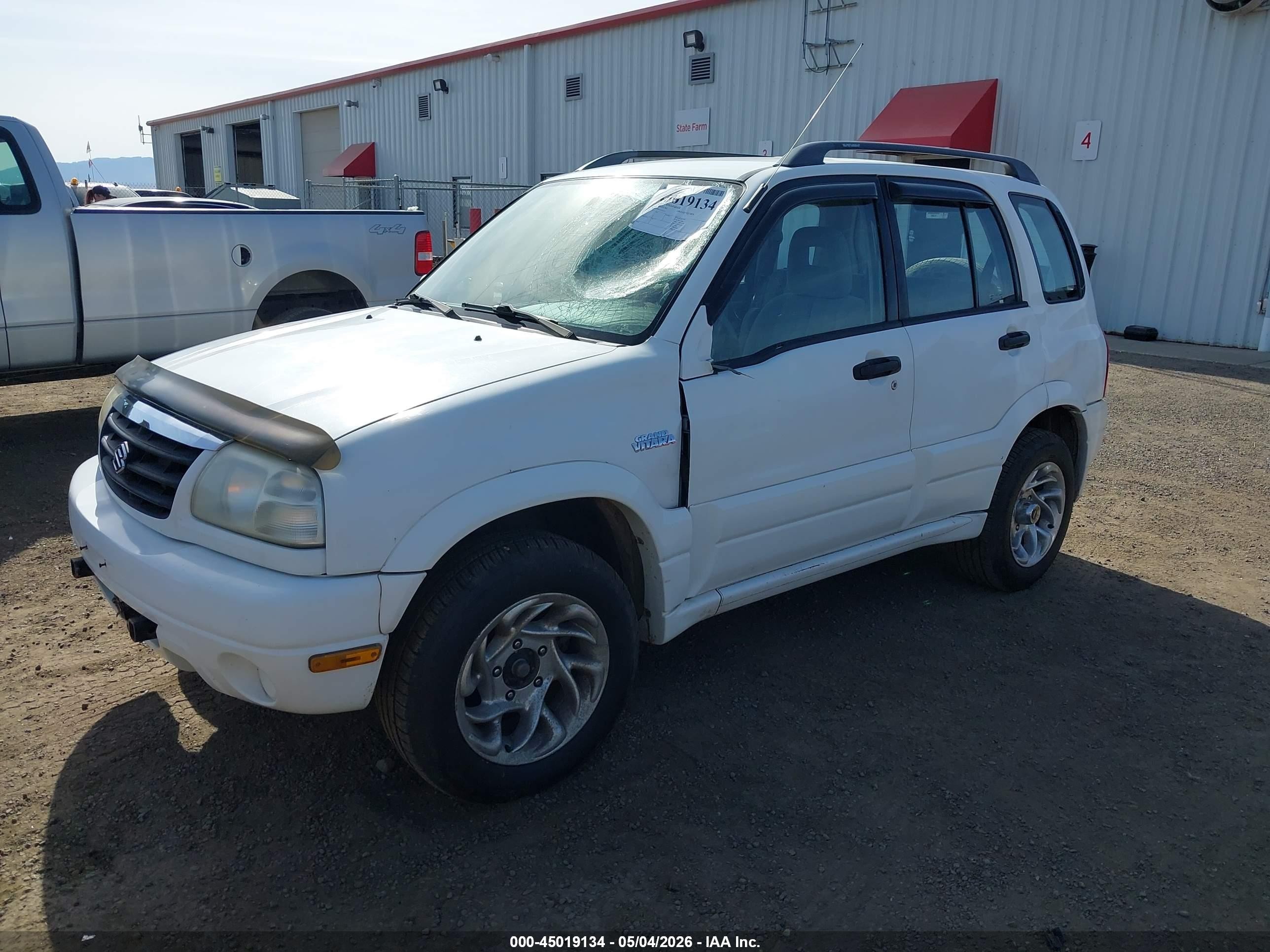 2001 Suzuki Grand Vitara Jlx/jlx+/limited White vin: JS3TD62V914155171