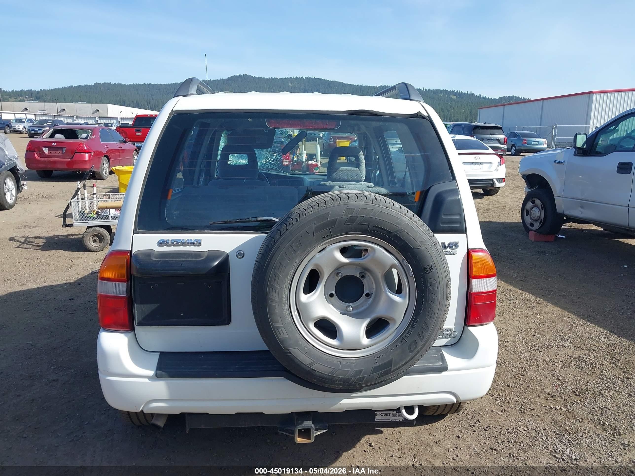 2001 Suzuki Grand Vitara Jlx/jlx+/limited White vin: JS3TD62V914155171