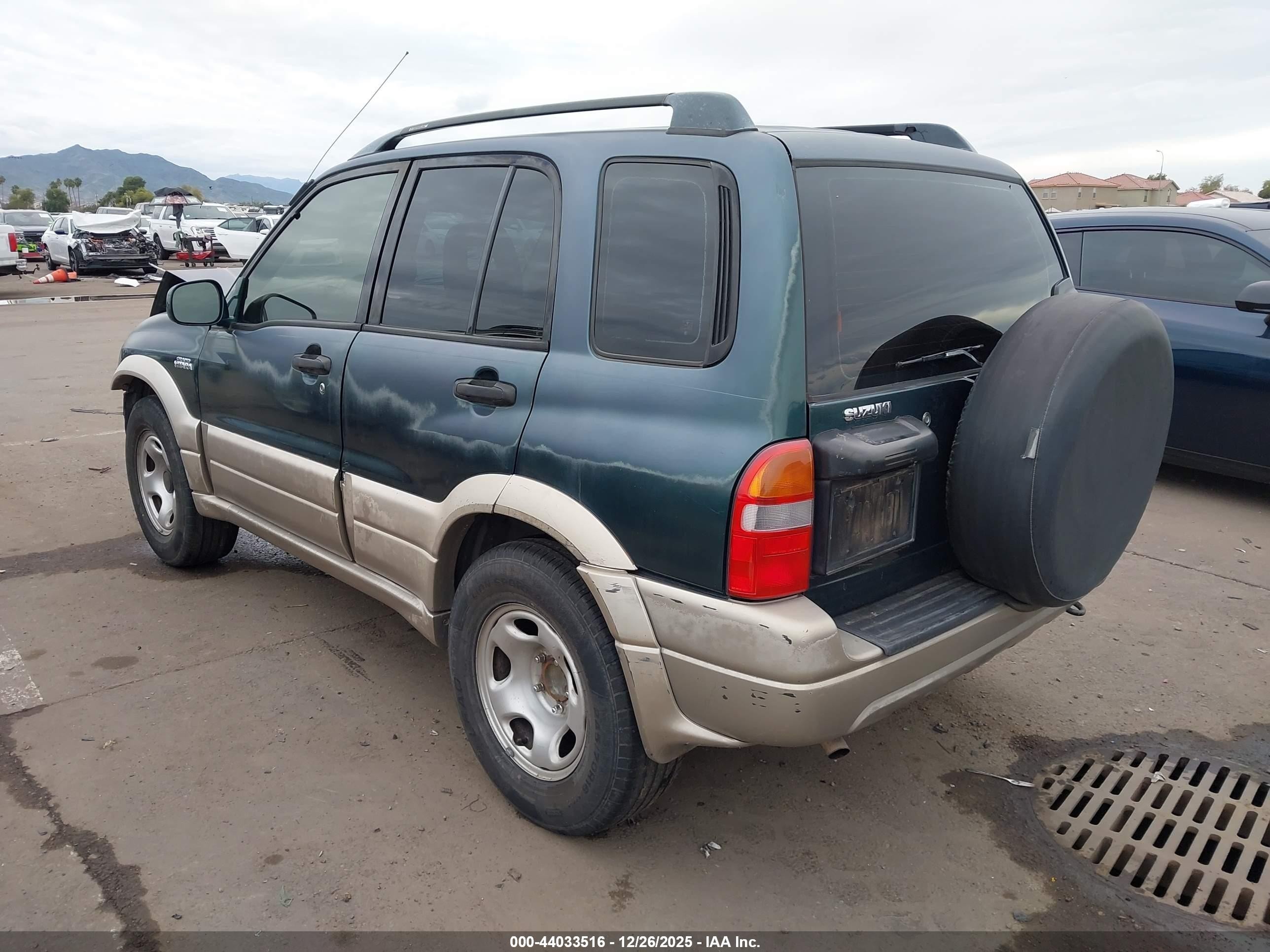 2001 Suzuki Grand Vitara Jlx/jlx+/limited Green vin: JS3TD62V914159835