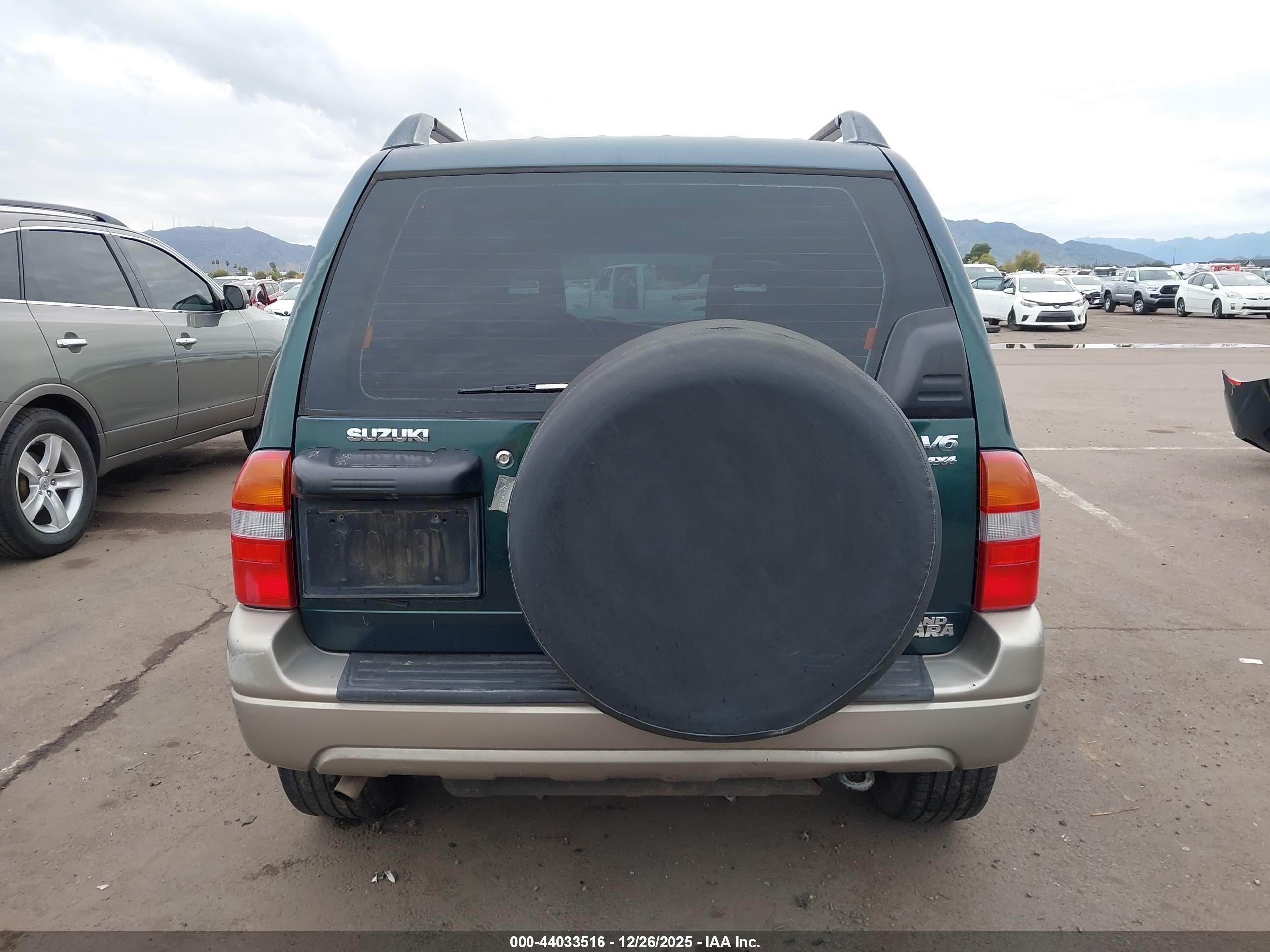 2001 Suzuki Grand Vitara Jlx/jlx+/limited Green vin: JS3TD62V914159835